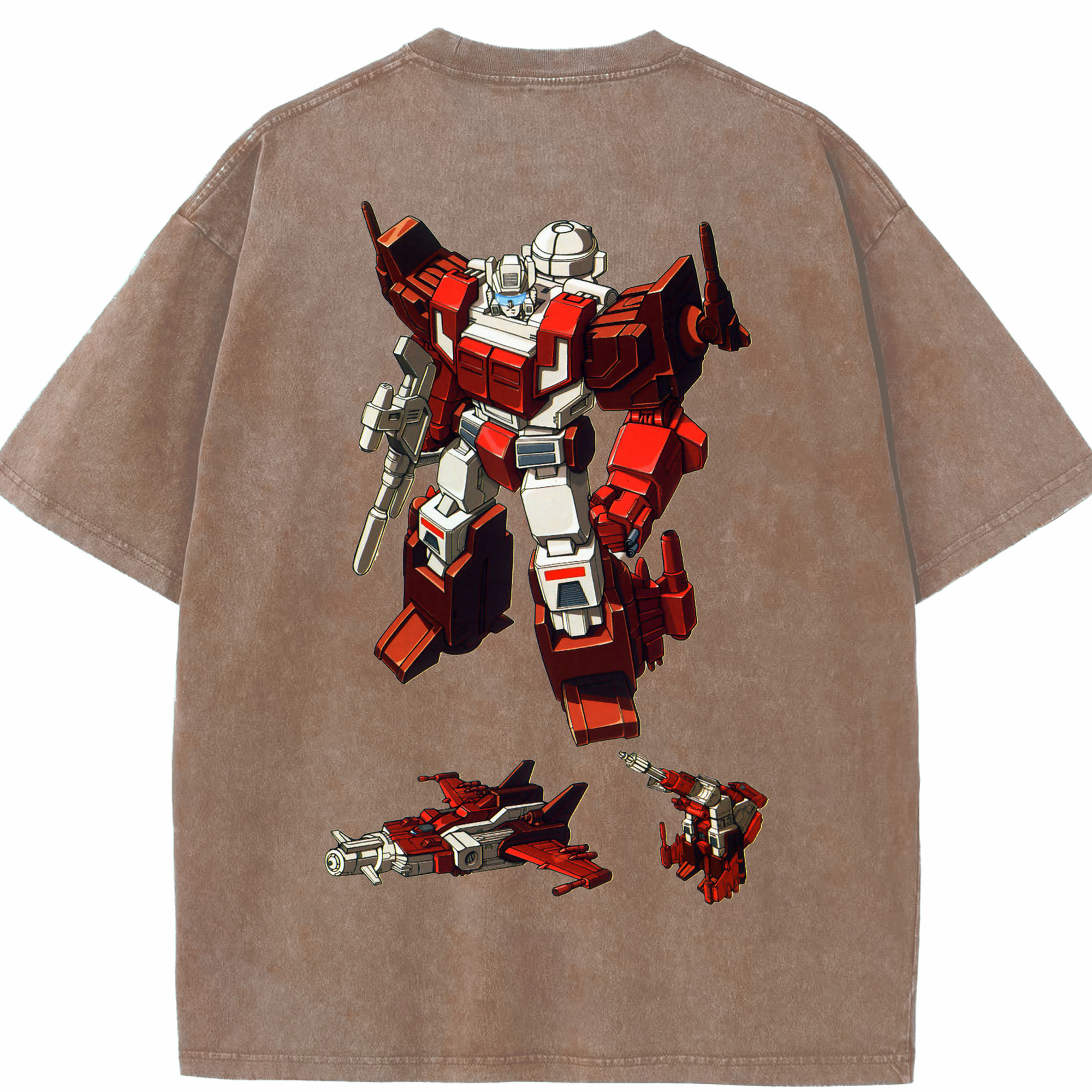 （画像用）  綿100% ヴィンテージ風 半袖Tシャツ（背面プリント）
