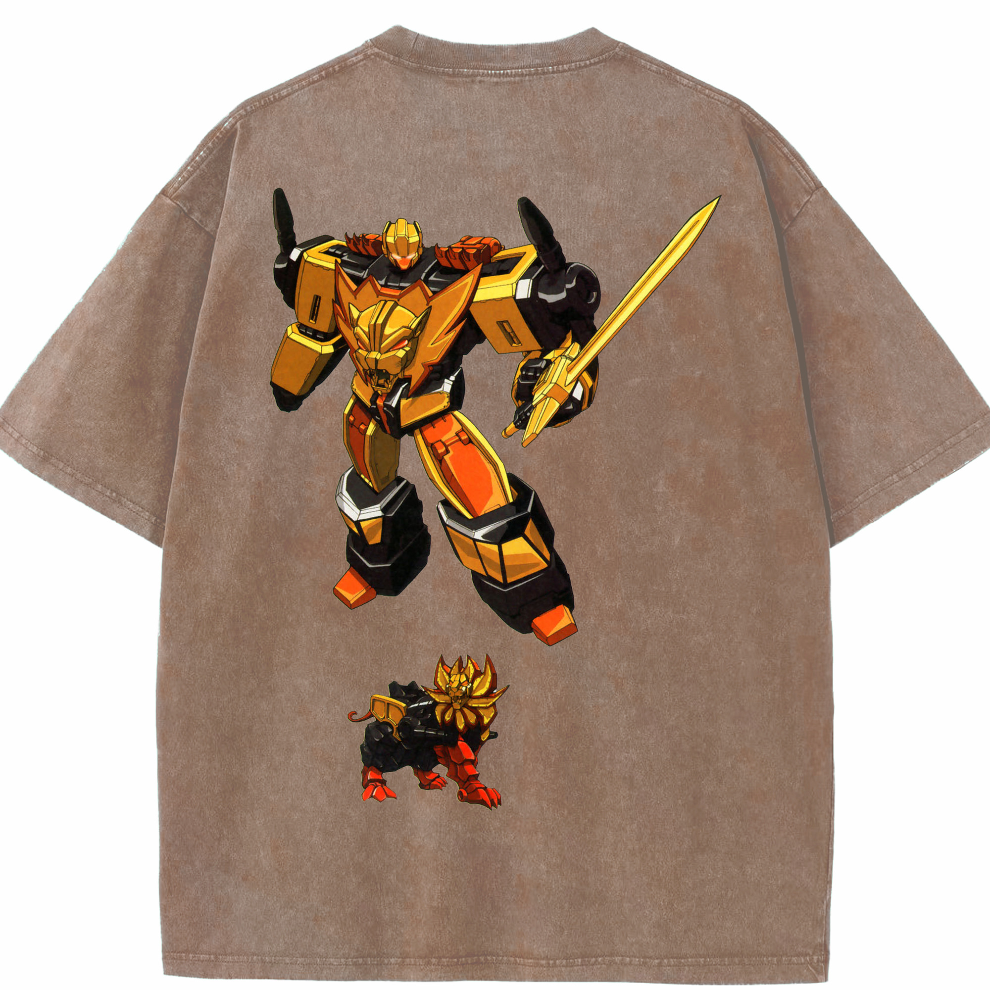 （画像用）  綿100% ヴィンテージ風 半袖Tシャツ（背面プリント）
