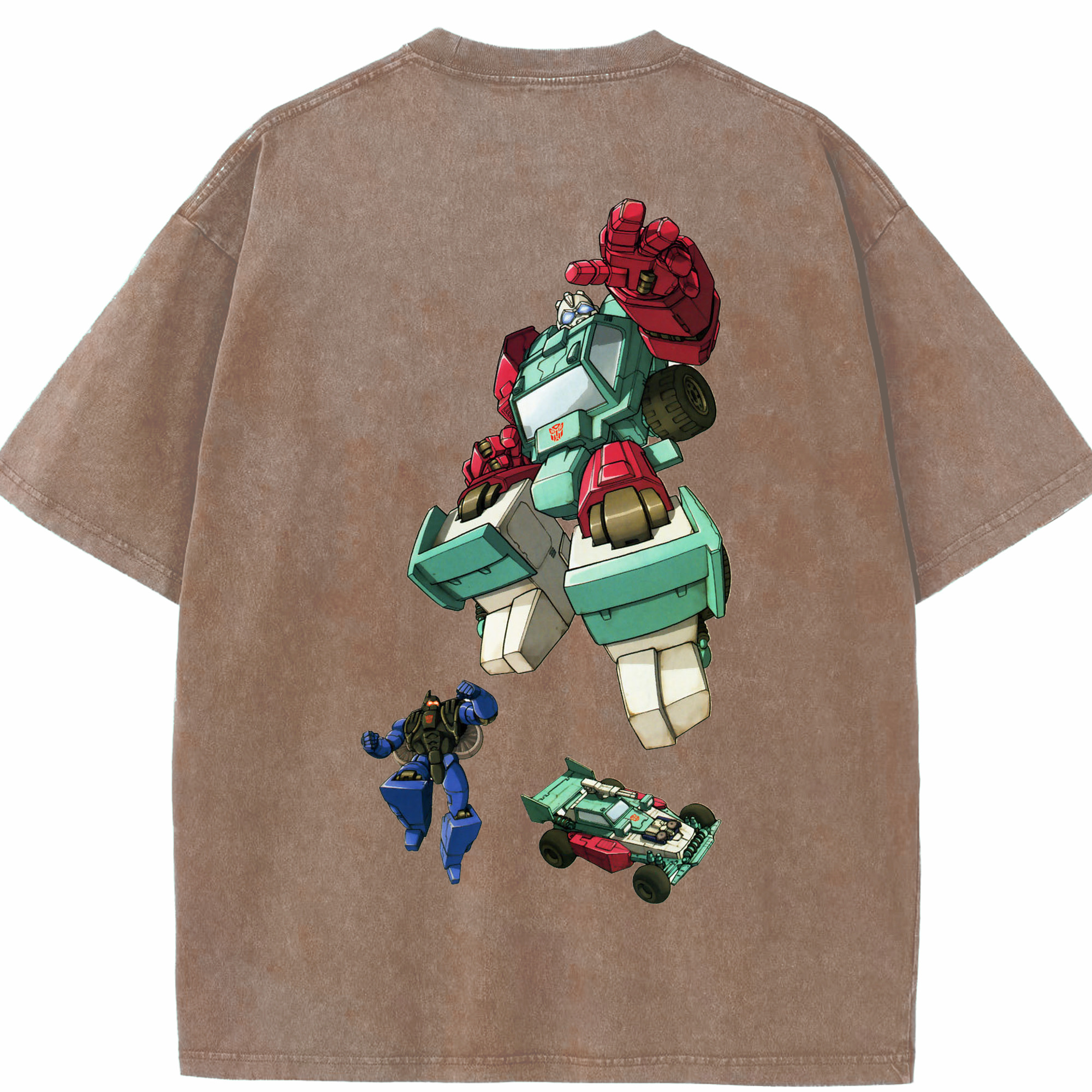 （画像用）  綿100% ヴィンテージ風 半袖Tシャツ（背面プリント）
