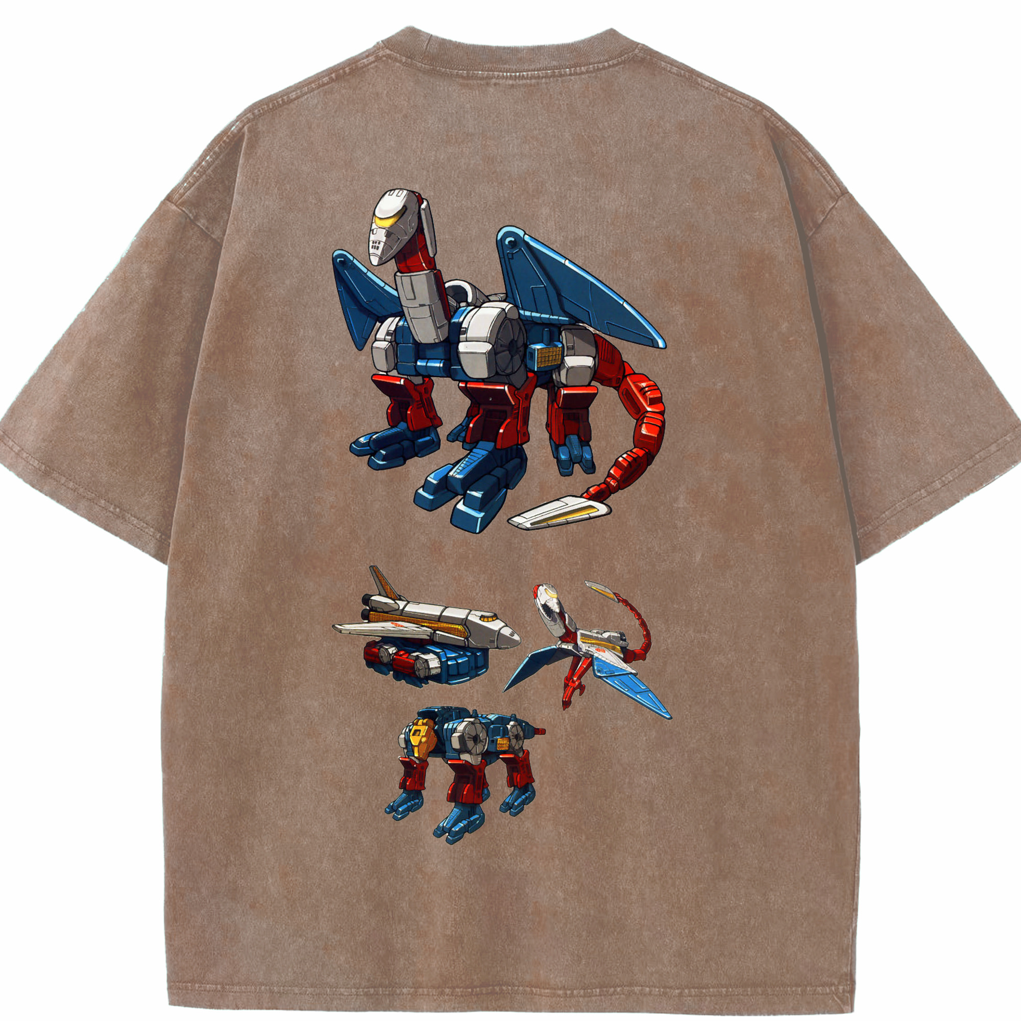 （画像用）  綿100% ヴィンテージ風 半袖Tシャツ（背面プリント）