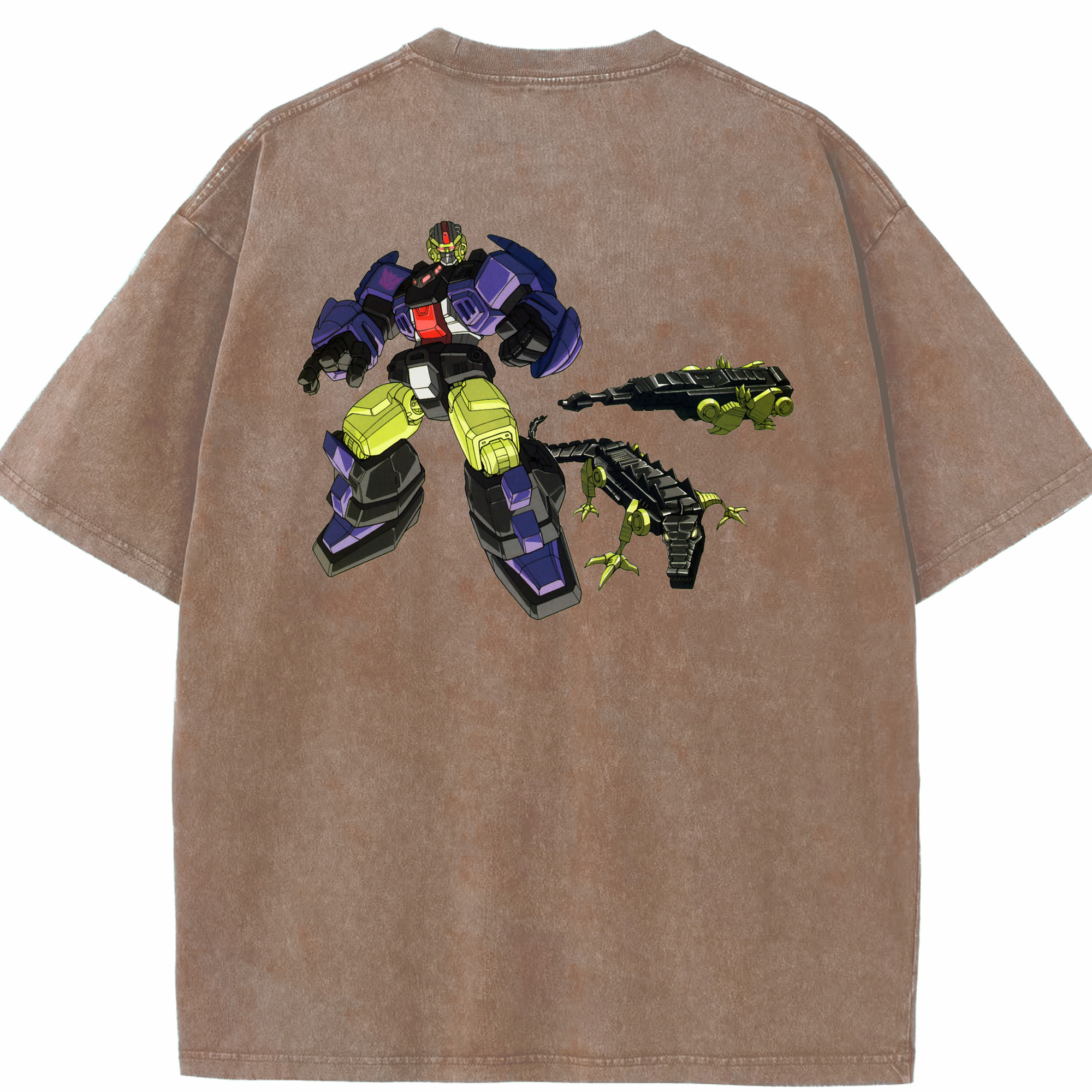 （画像用）  綿100% ヴィンテージ風 半袖Tシャツ（背面プリント）