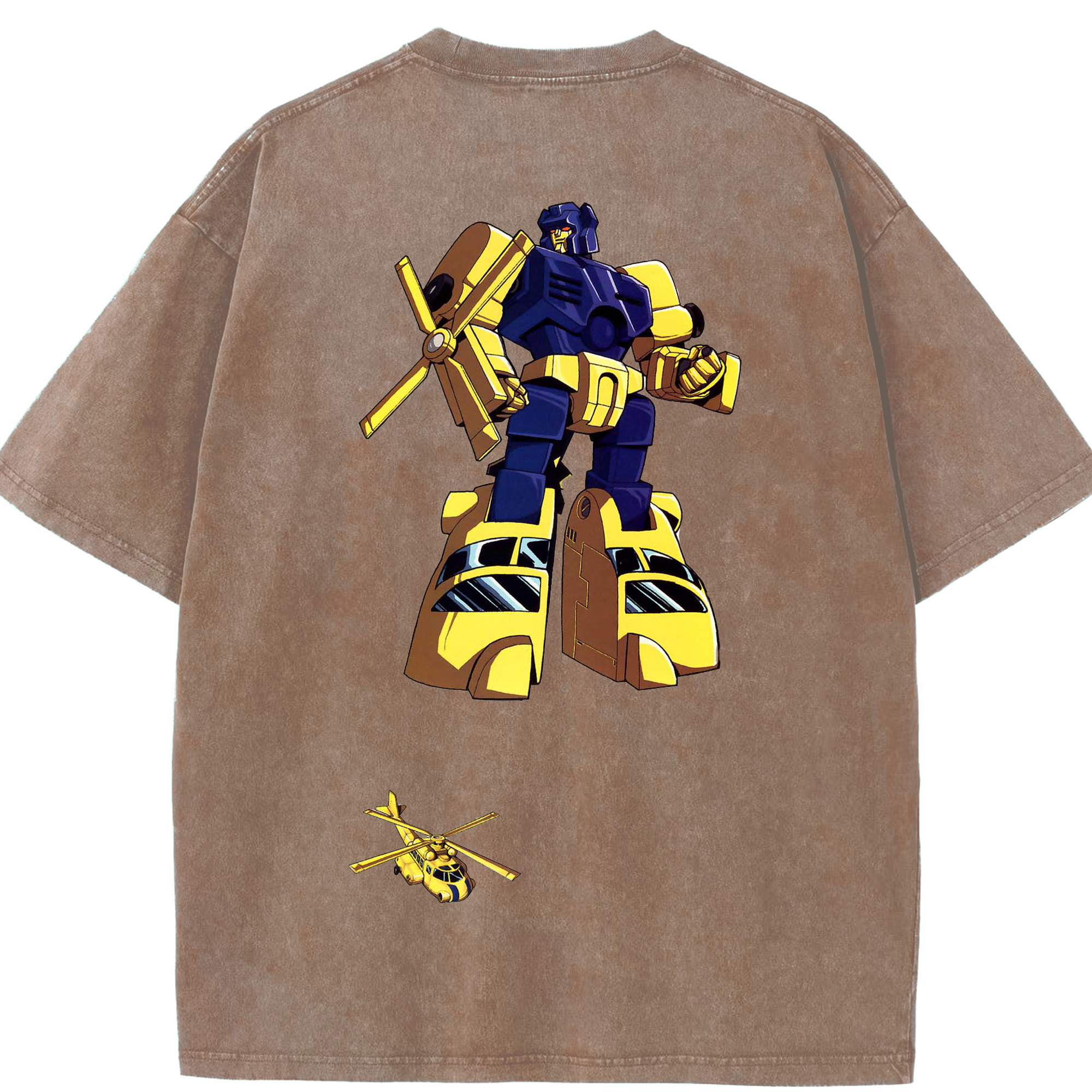 （画像用）  綿100% ヴィンテージ風 半袖Tシャツ（背面プリント）