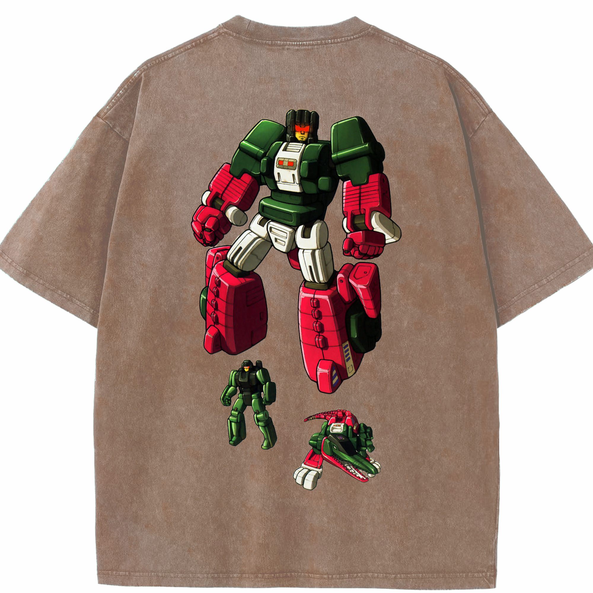 （画像用）  綿100% ヴィンテージ風 半袖Tシャツ（背面プリント）