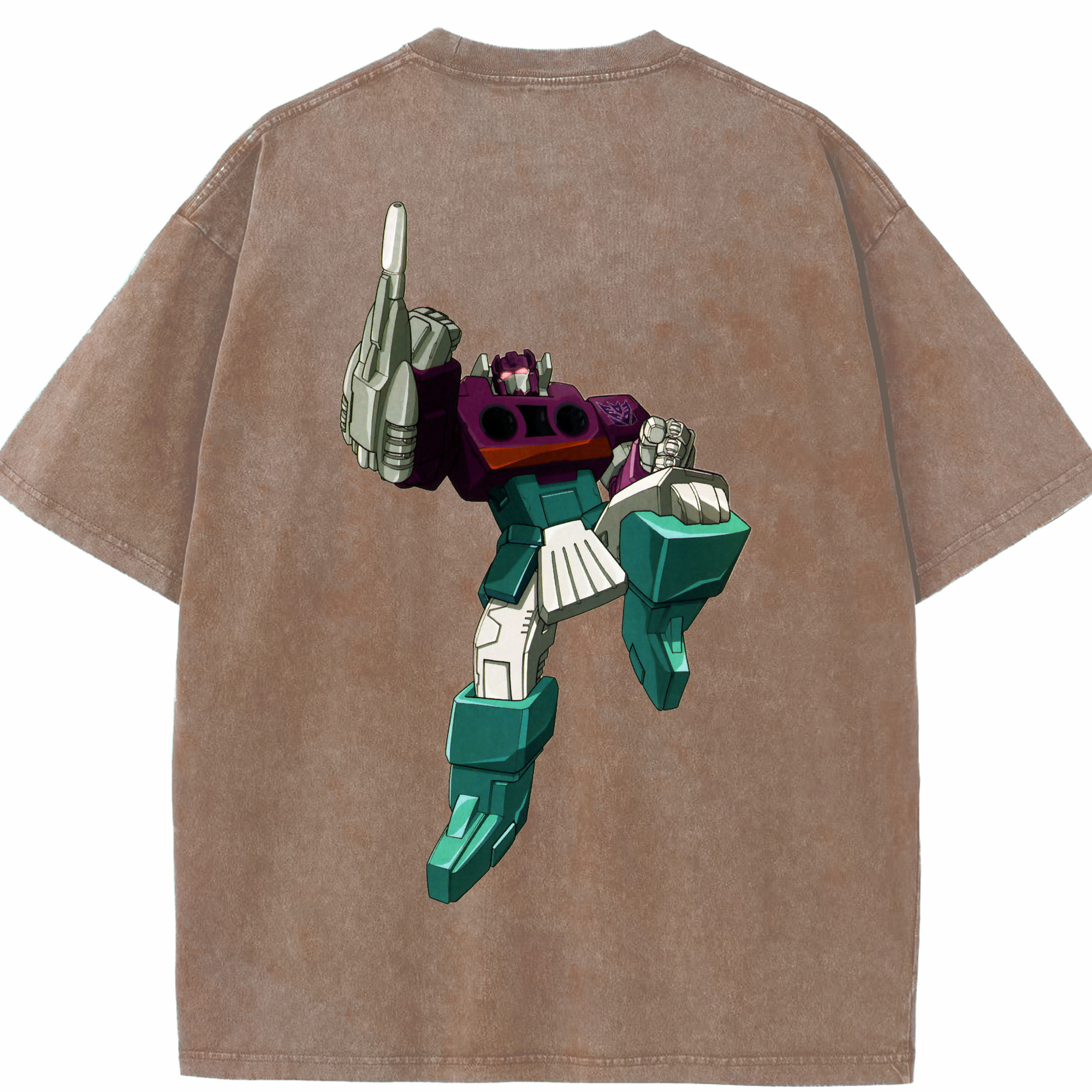 （画像用）  綿100% ヴィンテージ風 半袖Tシャツ（背面プリント）