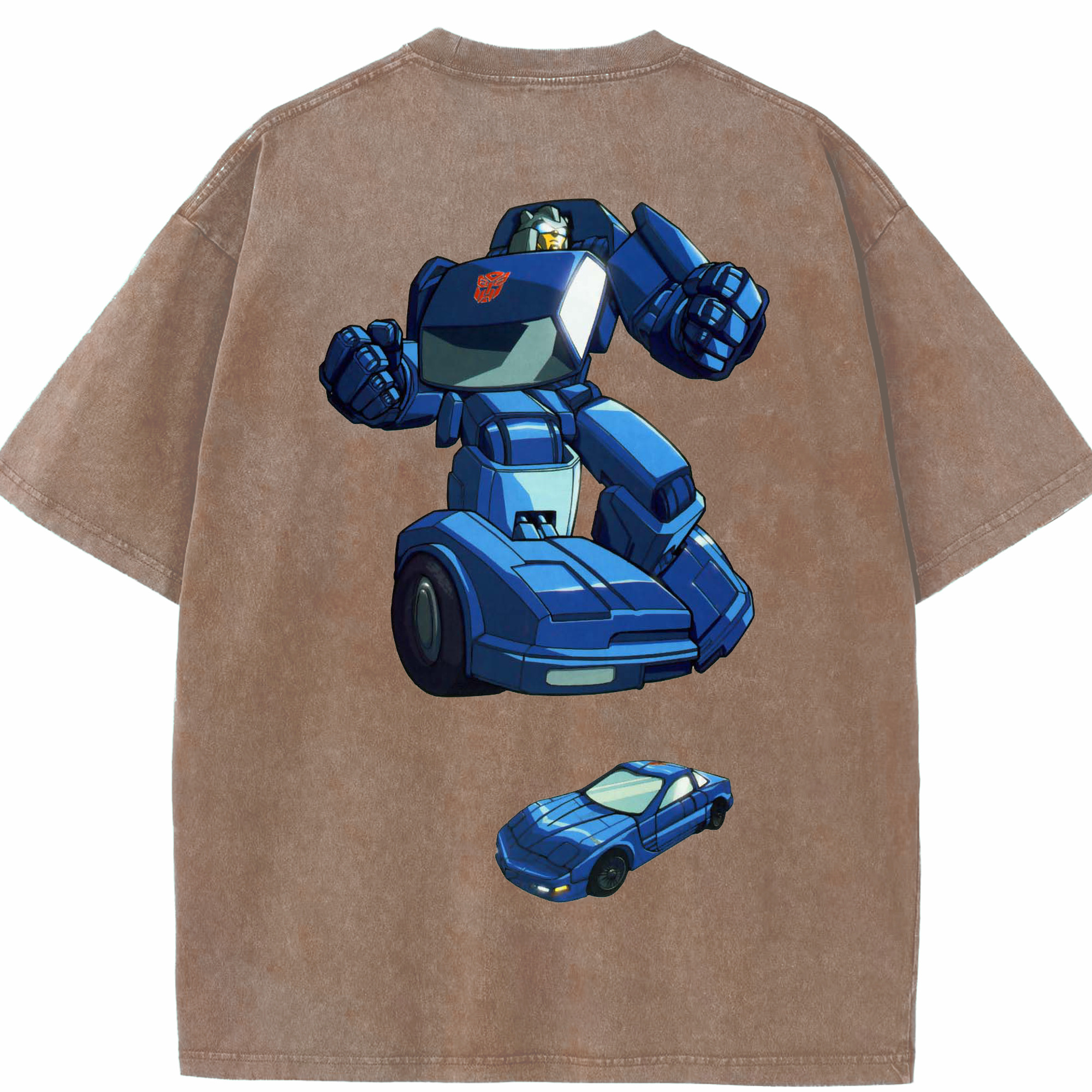 （画像用）  綿100% ヴィンテージ風 半袖Tシャツ（背面プリント）