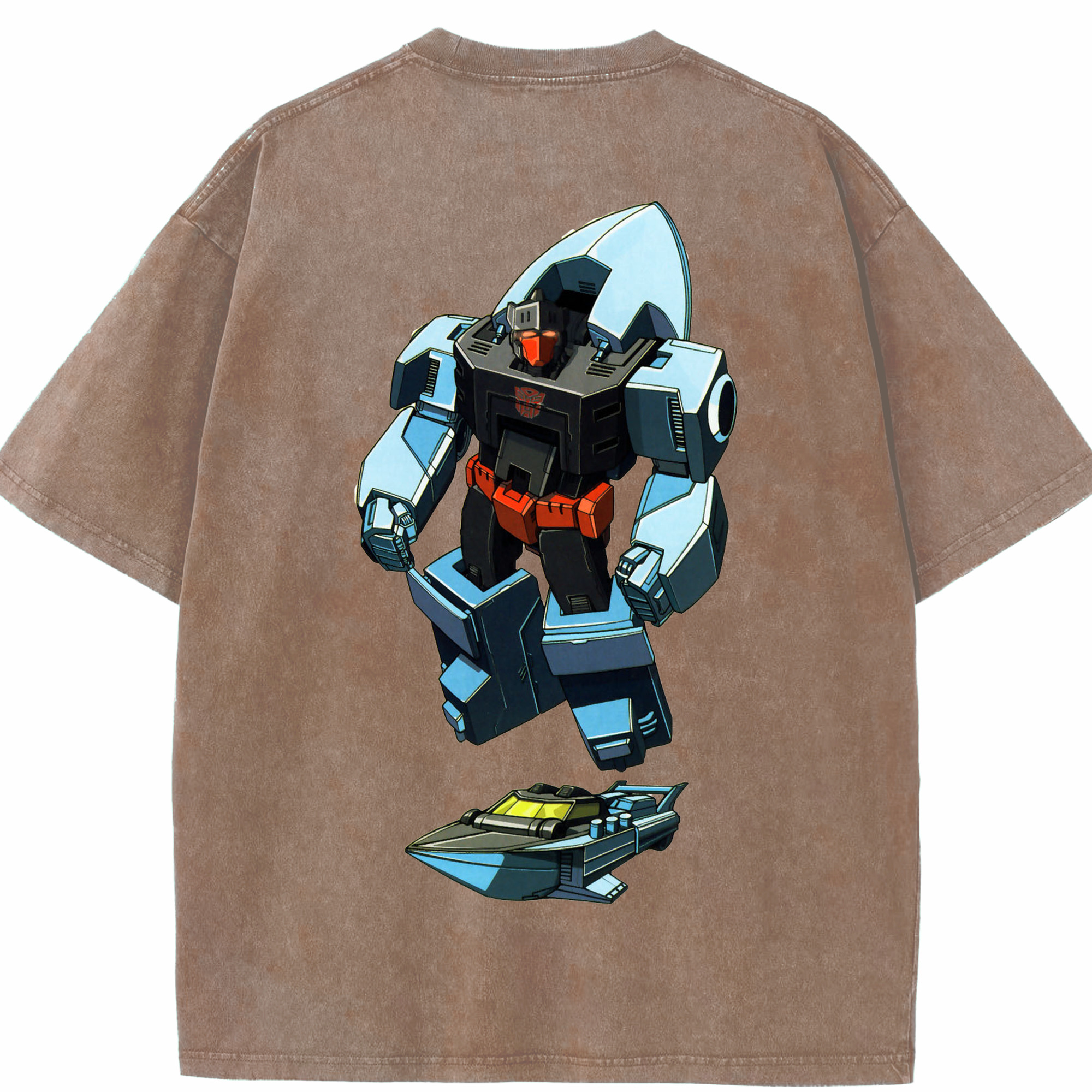 （画像用）  綿100% ヴィンテージ風 半袖Tシャツ（背面プリント）