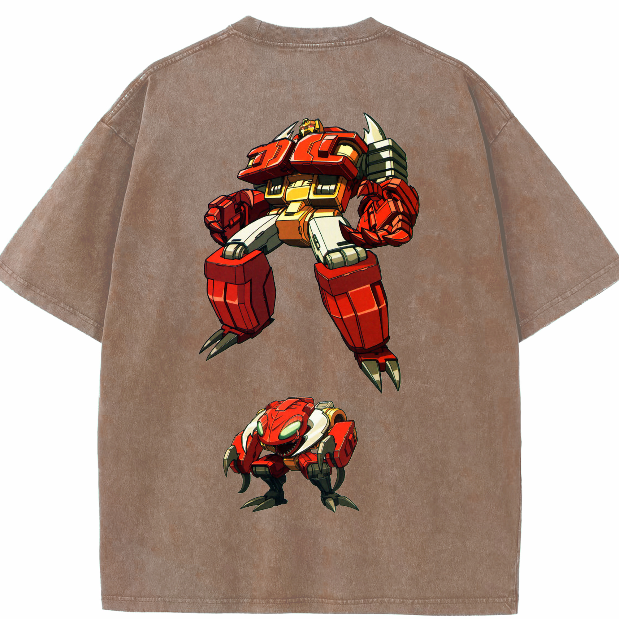 （画像用）  綿100% ヴィンテージ風 半袖Tシャツ（背面プリント）