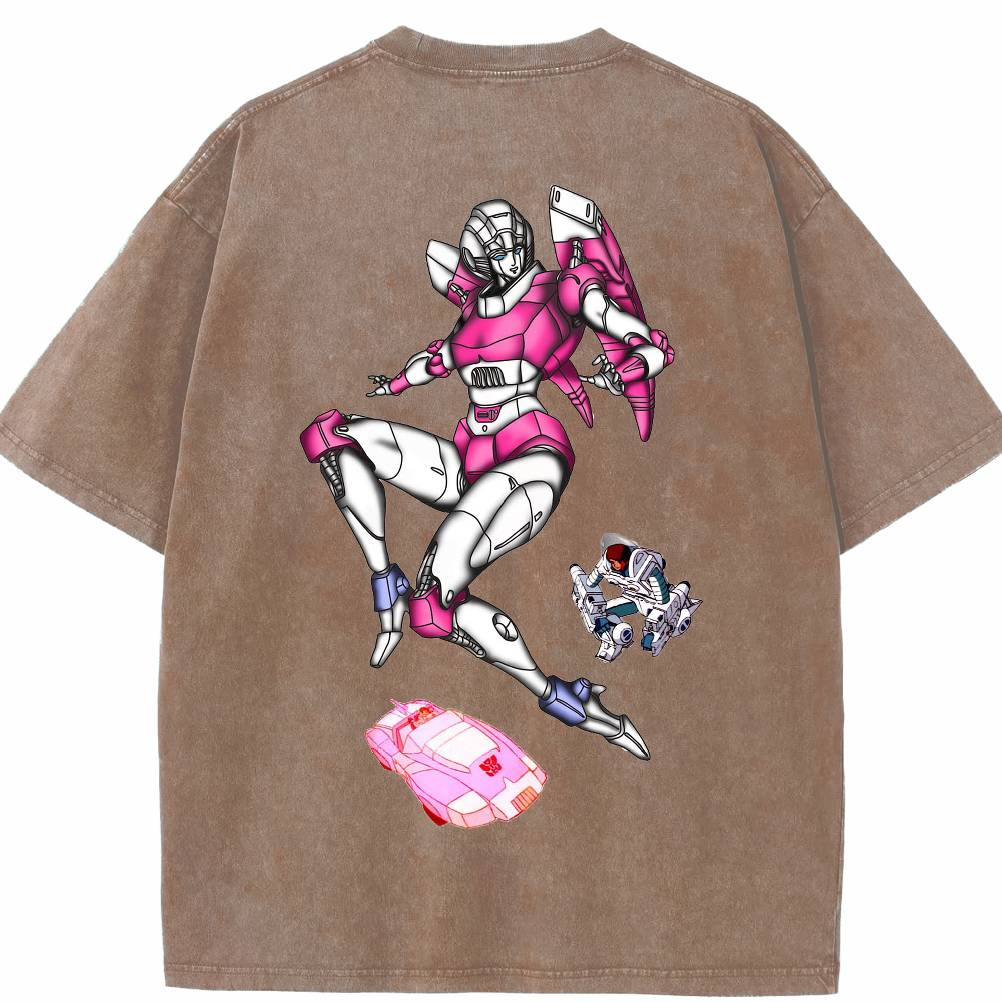 （画像用）  綿100% ヴィンテージ風 半袖Tシャツ（背面プリント）