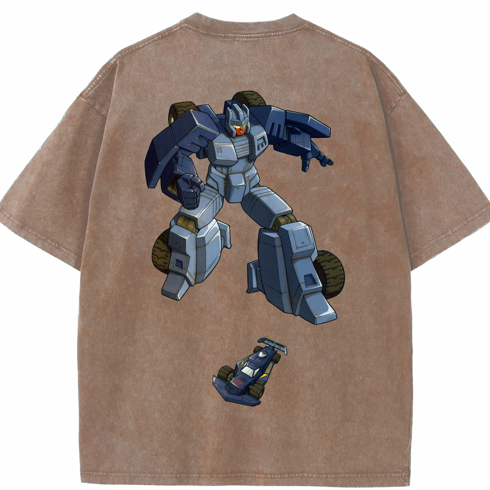 （画像用）  綿100% ヴィンテージ風 半袖Tシャツ（背面プリント）