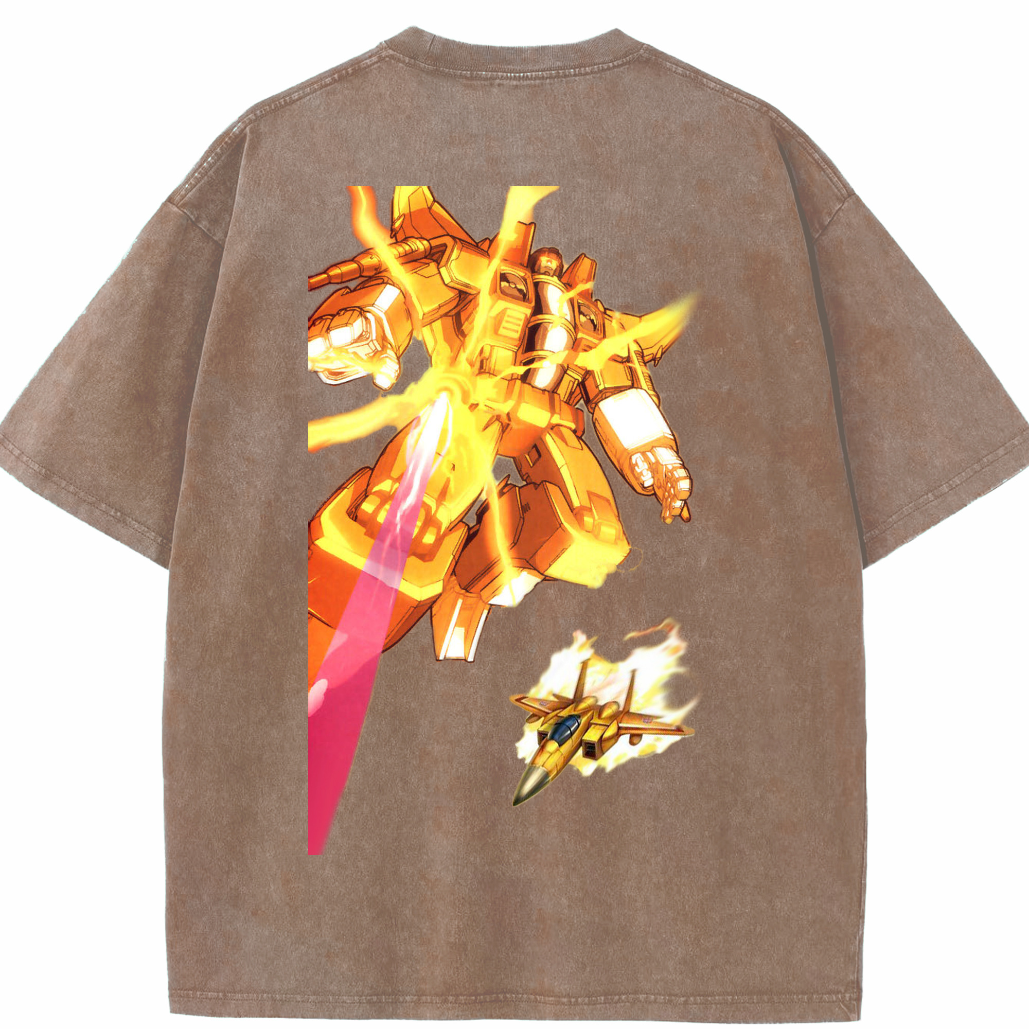 （画像用）  綿100% ヴィンテージ風 半袖Tシャツ（背面プリント）