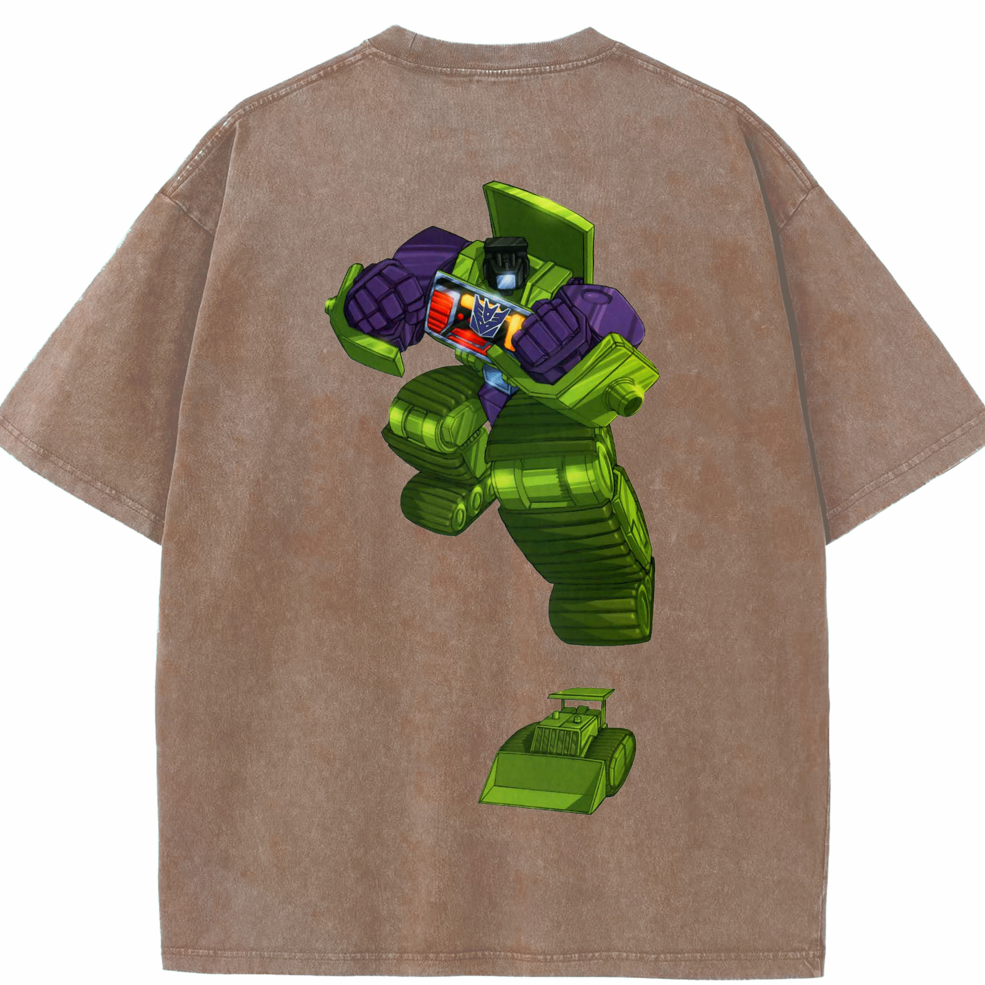 （画像用）  綿100% ヴィンテージ風 半袖Tシャツ（背面プリント）