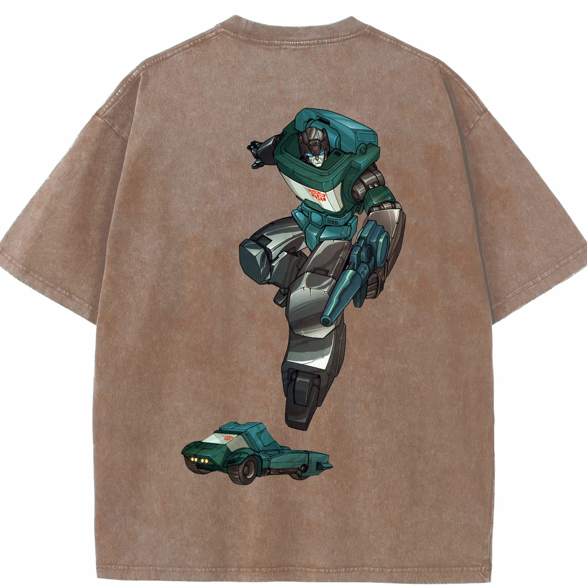 （画像用）  綿100% ヴィンテージ風 半袖Tシャツ（背面プリント）