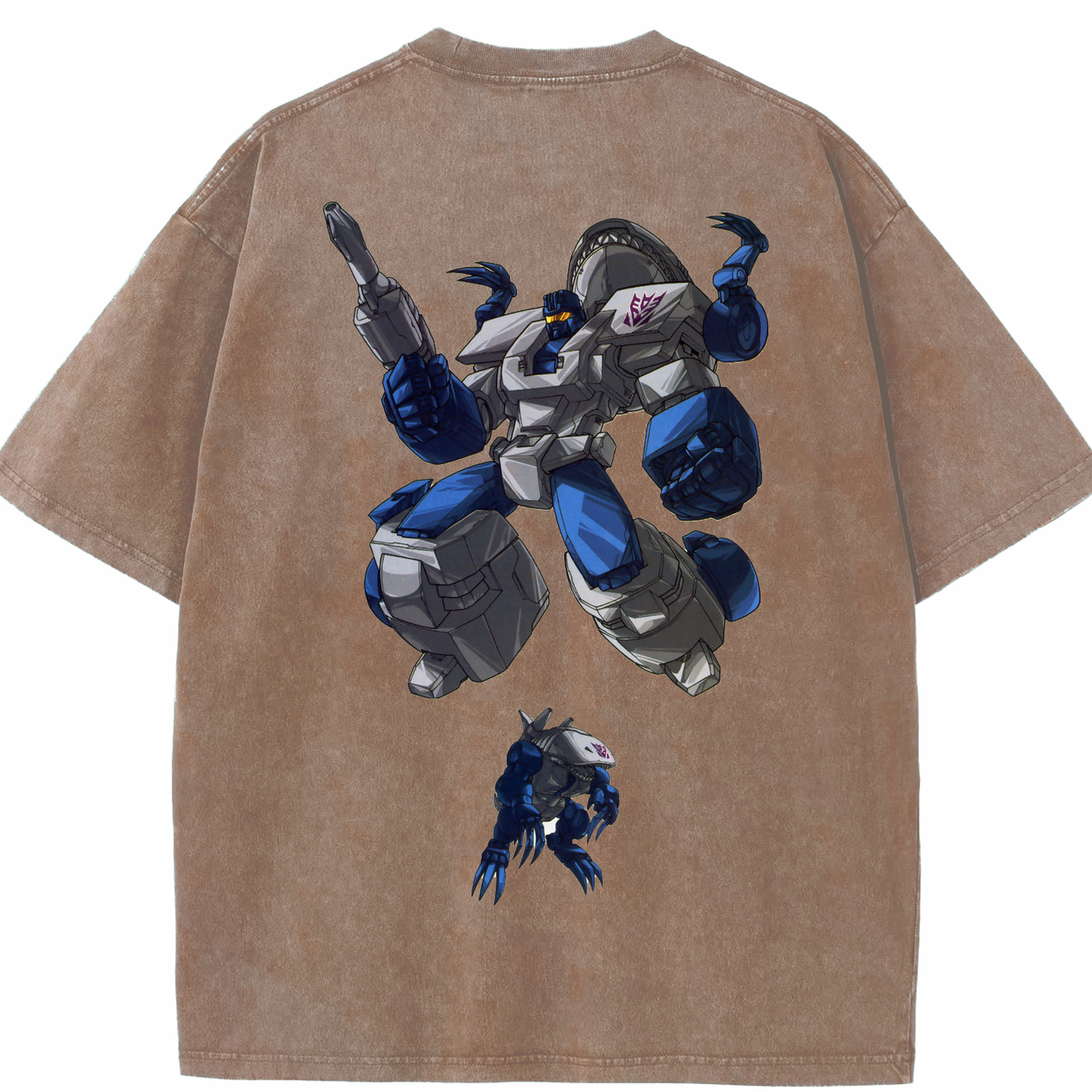 （画像用）  綿100% ヴィンテージ風 半袖Tシャツ（背面プリント）
