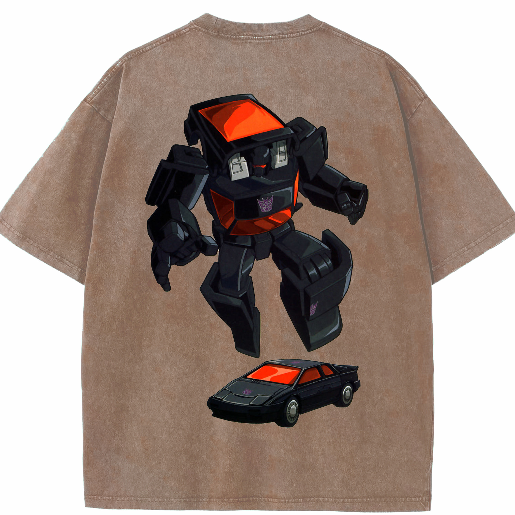 （画像用）  綿100% ヴィンテージ風 半袖Tシャツ（背面プリント）