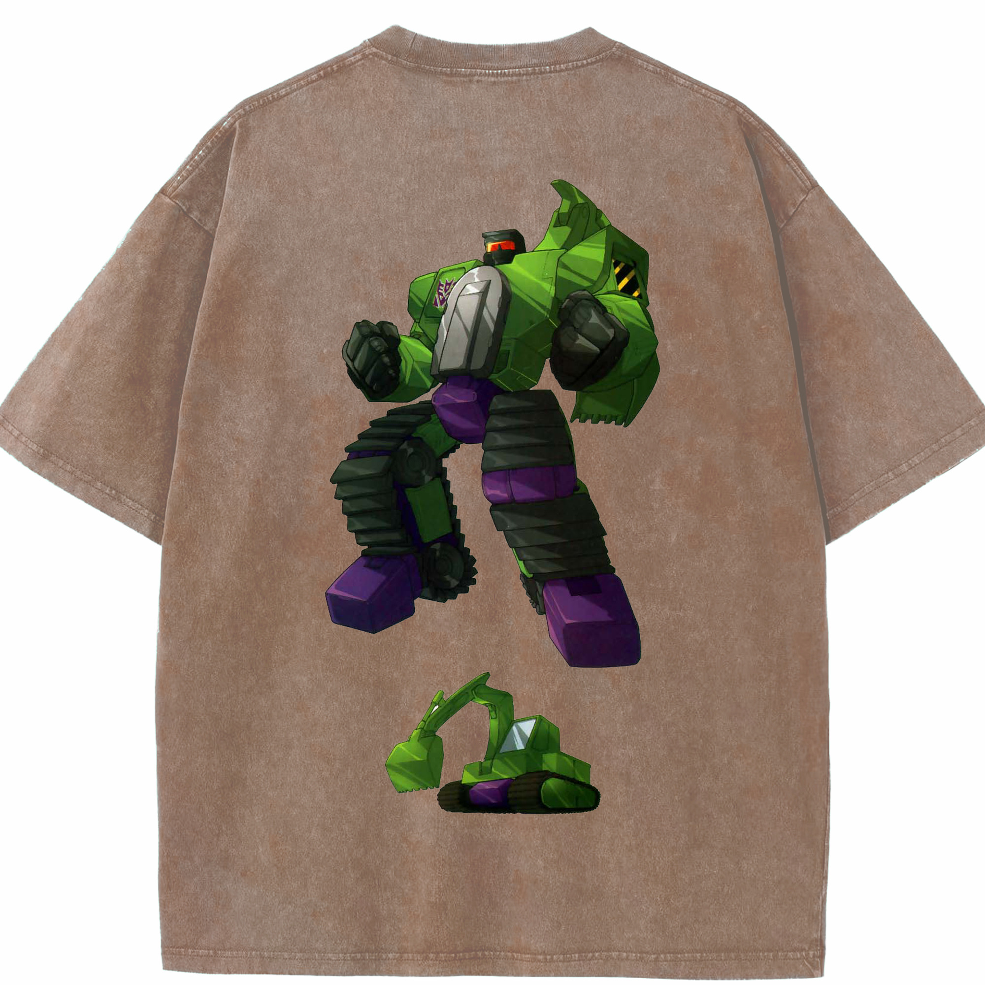 （画像用）  綿100% ヴィンテージ風 半袖Tシャツ（背面プリント）