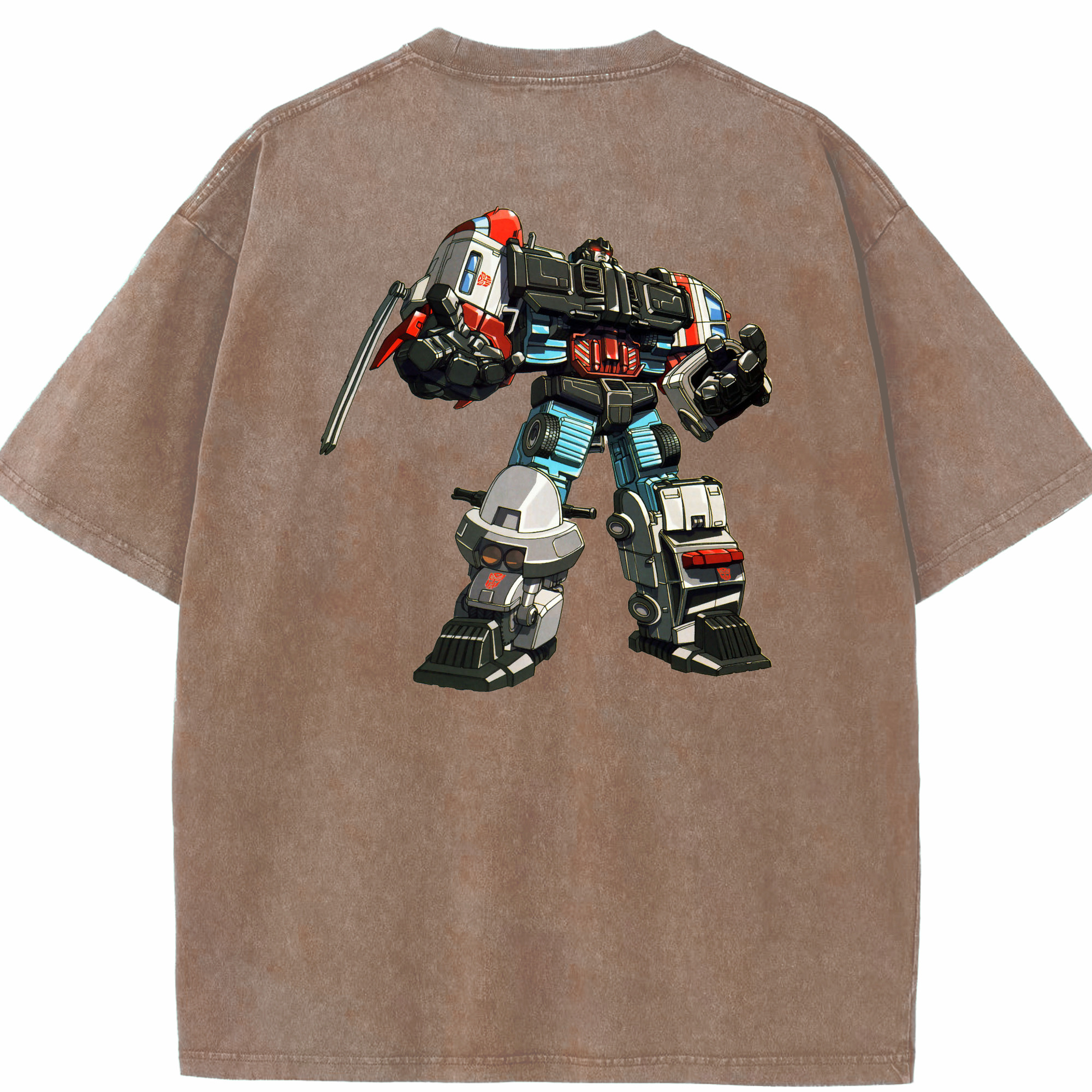 （画像用）  綿100% ヴィンテージ風 半袖Tシャツ（背面プリント）