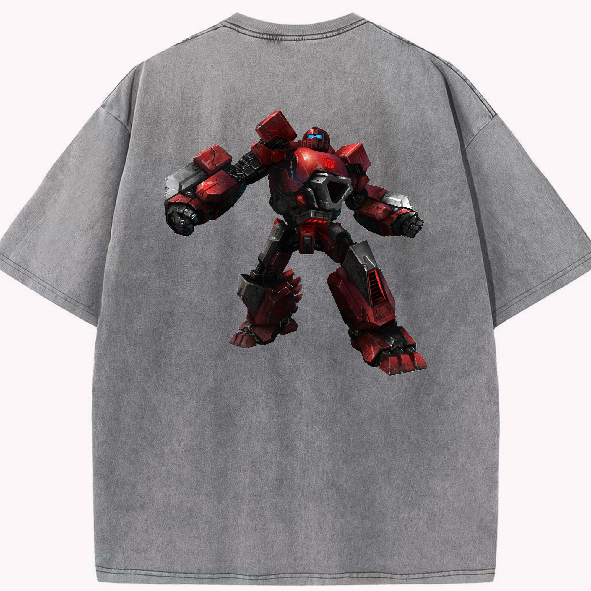 （画像用）  綿100% ヴィンテージ風 半袖Tシャツ（背面プリント）