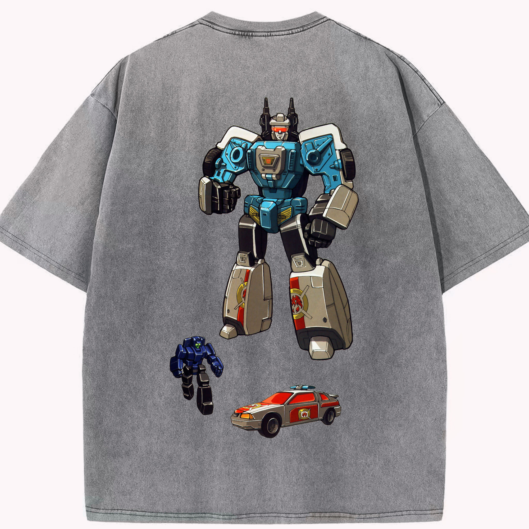 （画像用）  綿100% ヴィンテージ風 半袖Tシャツ（背面プリント）