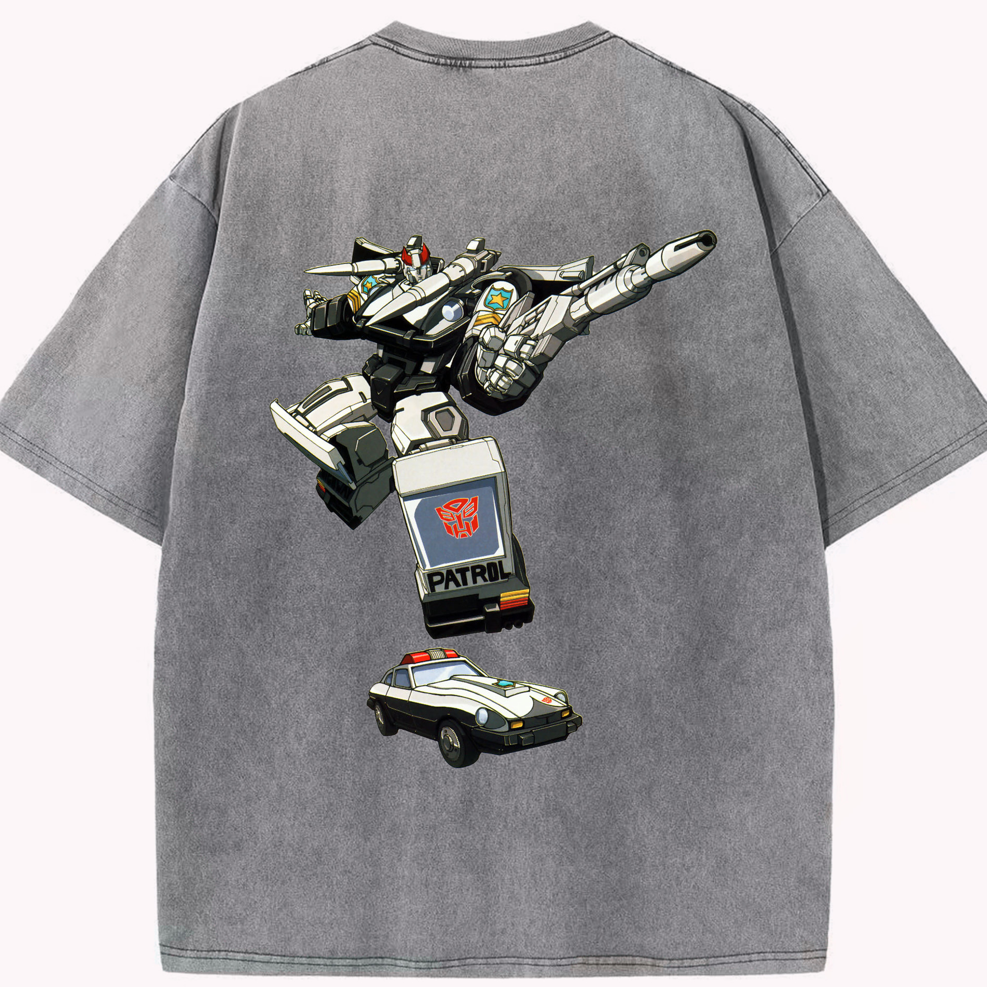 （画像用）  綿100% ヴィンテージ風 半袖Tシャツ（背面プリント）