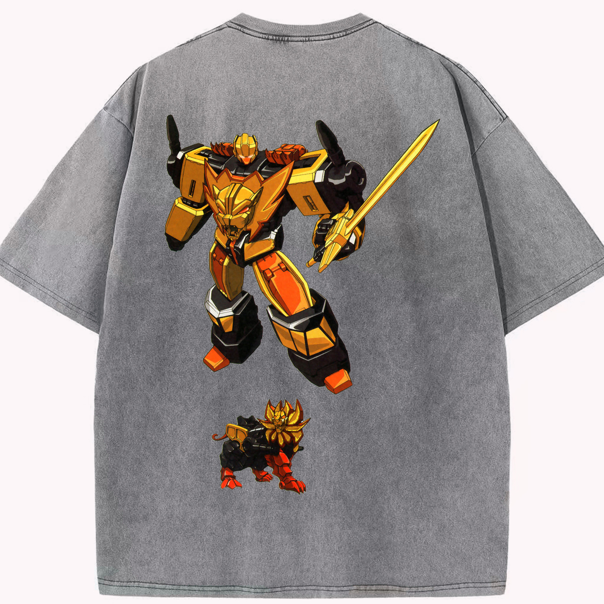 （画像用）  綿100% ヴィンテージ風 半袖Tシャツ（背面プリント）