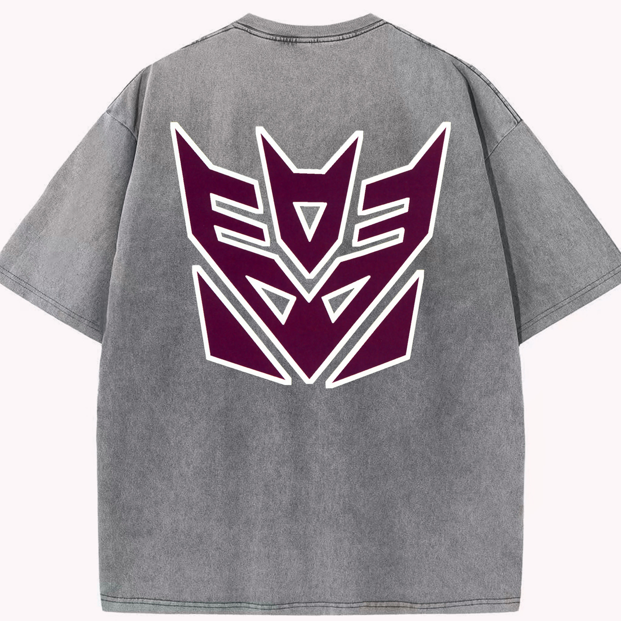 （画像用）  綿100% ヴィンテージ風 半袖Tシャツ（背面プリント）