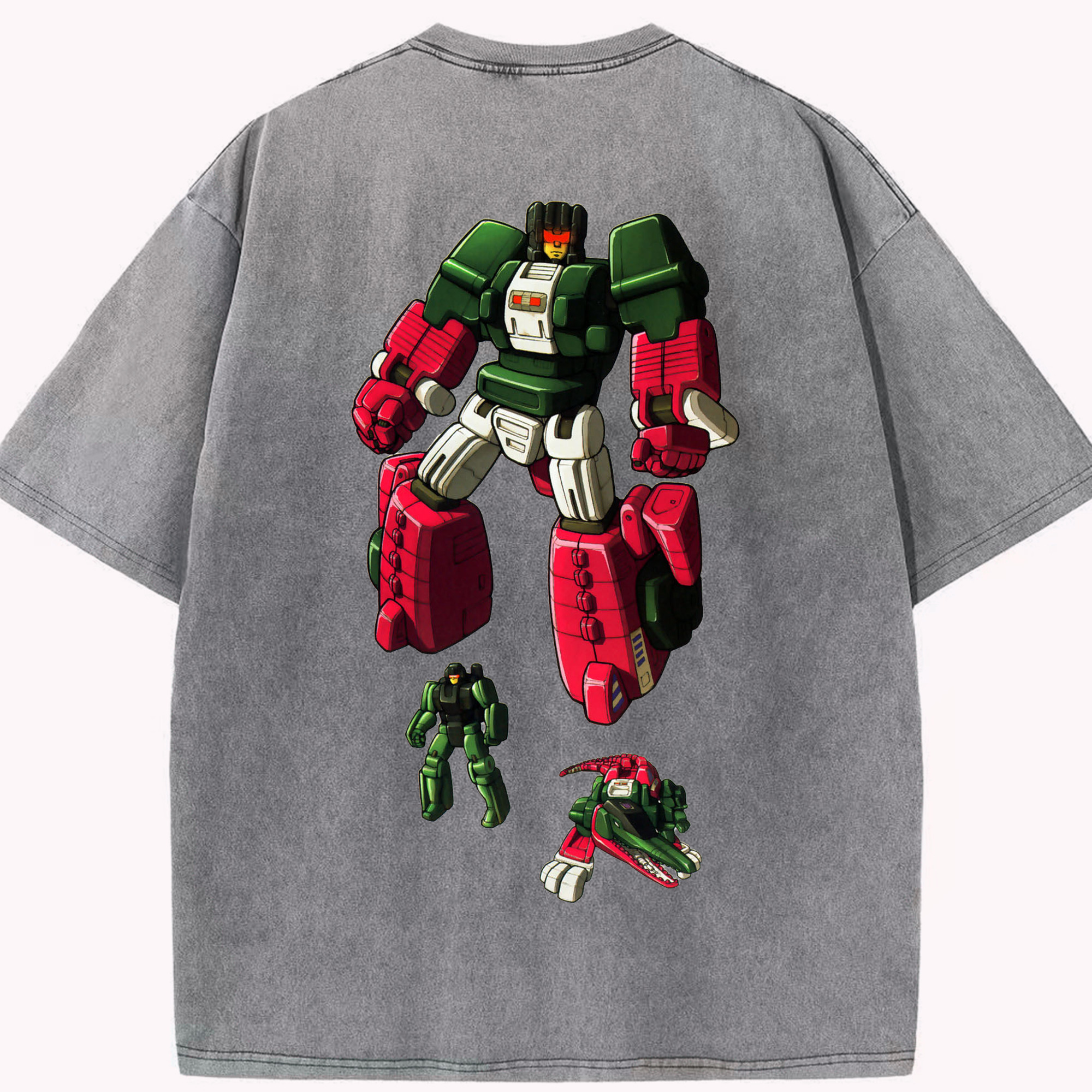 （画像用）  綿100% ヴィンテージ風 半袖Tシャツ（背面プリント）