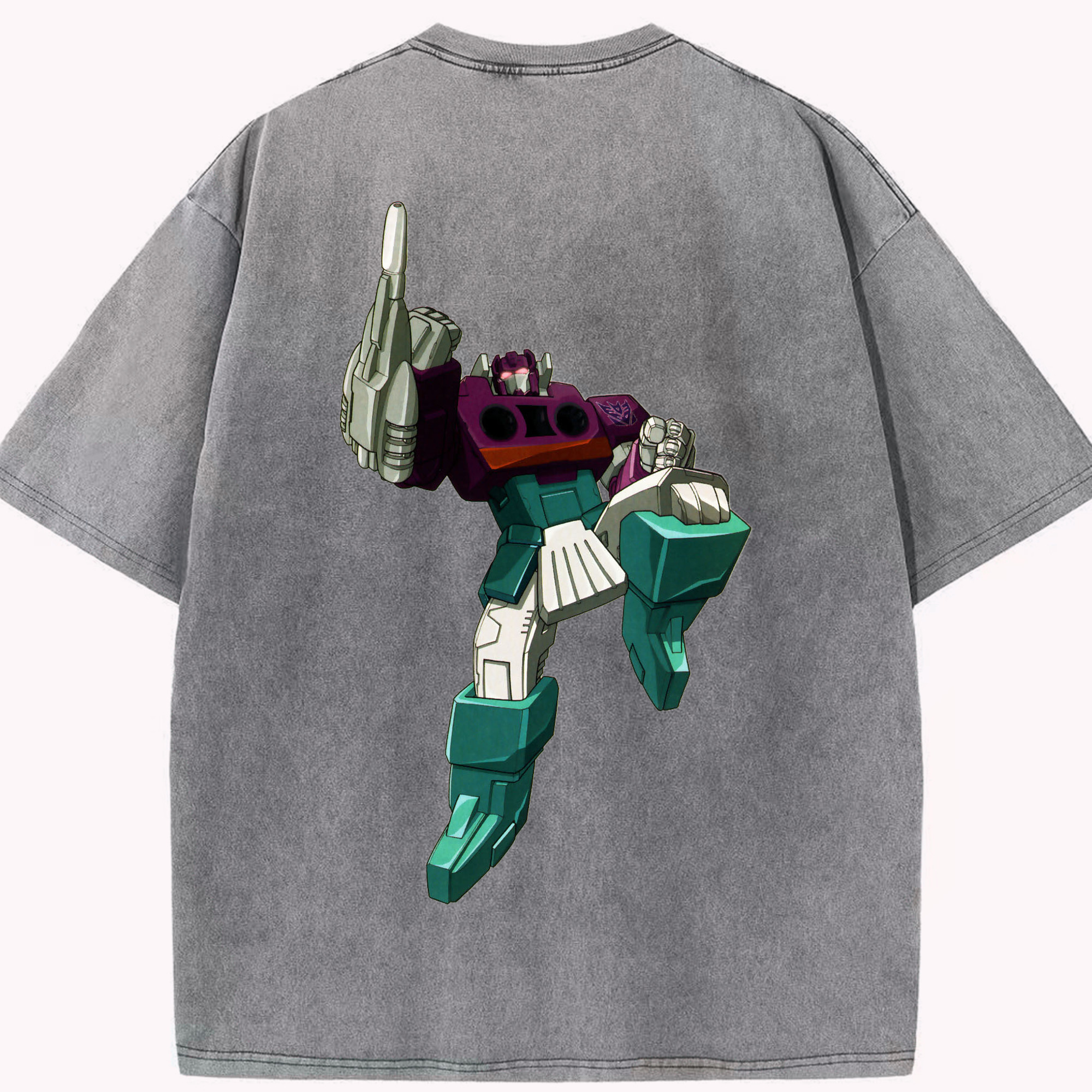 （画像用）  綿100% ヴィンテージ風 半袖Tシャツ（背面プリント）