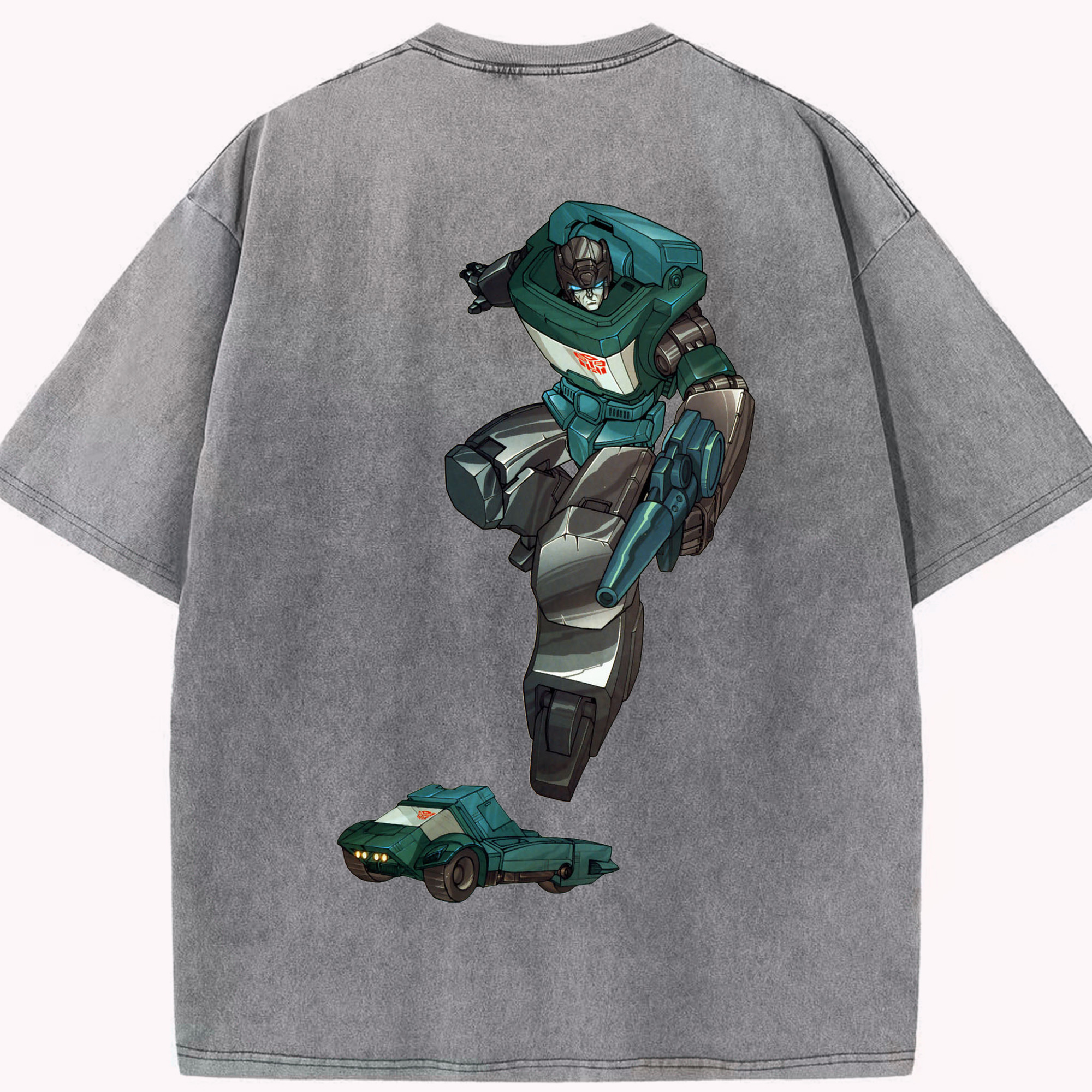 （画像用）  綿100% ヴィンテージ風 半袖Tシャツ（背面プリント）