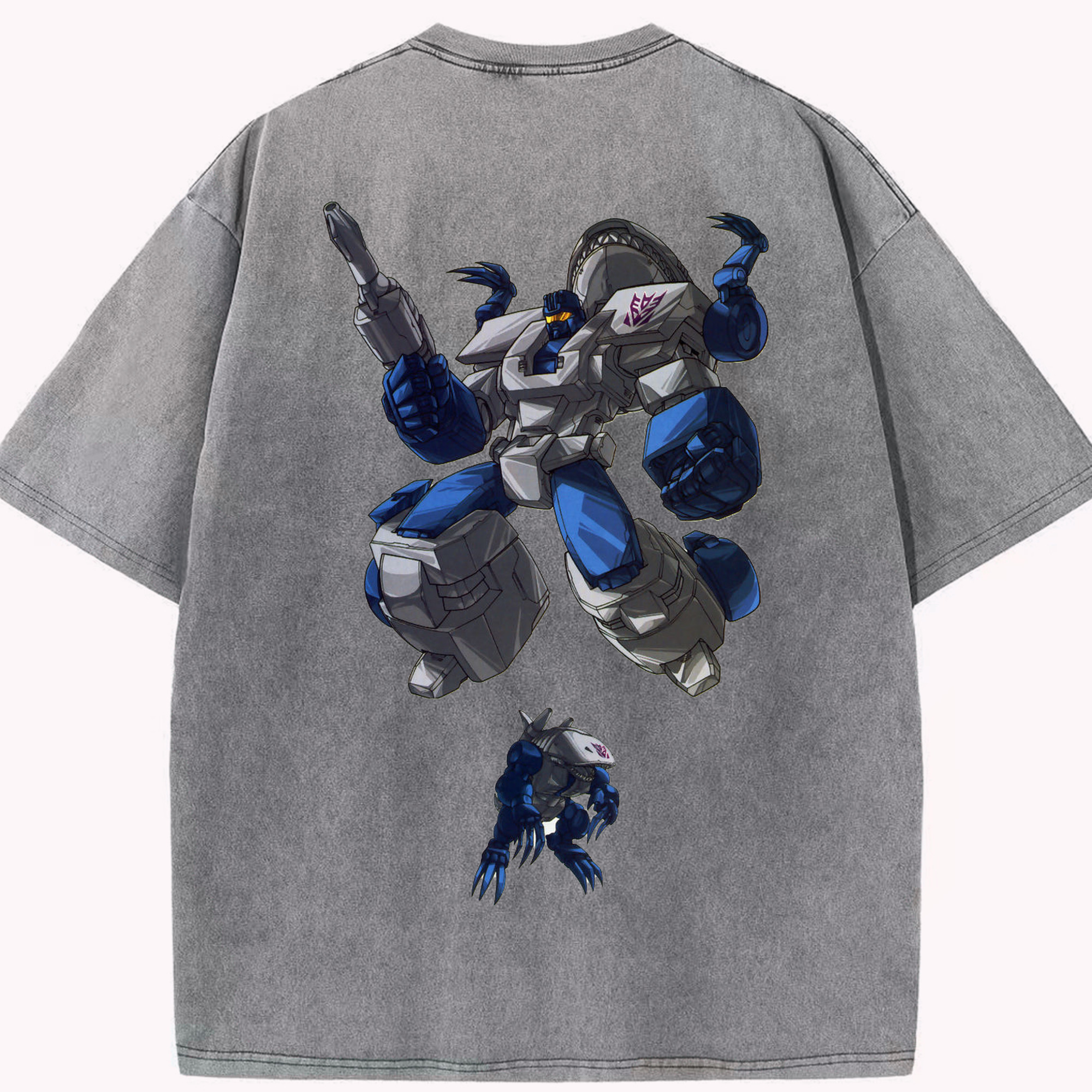 （画像用）  綿100% ヴィンテージ風 半袖Tシャツ（背面プリント）