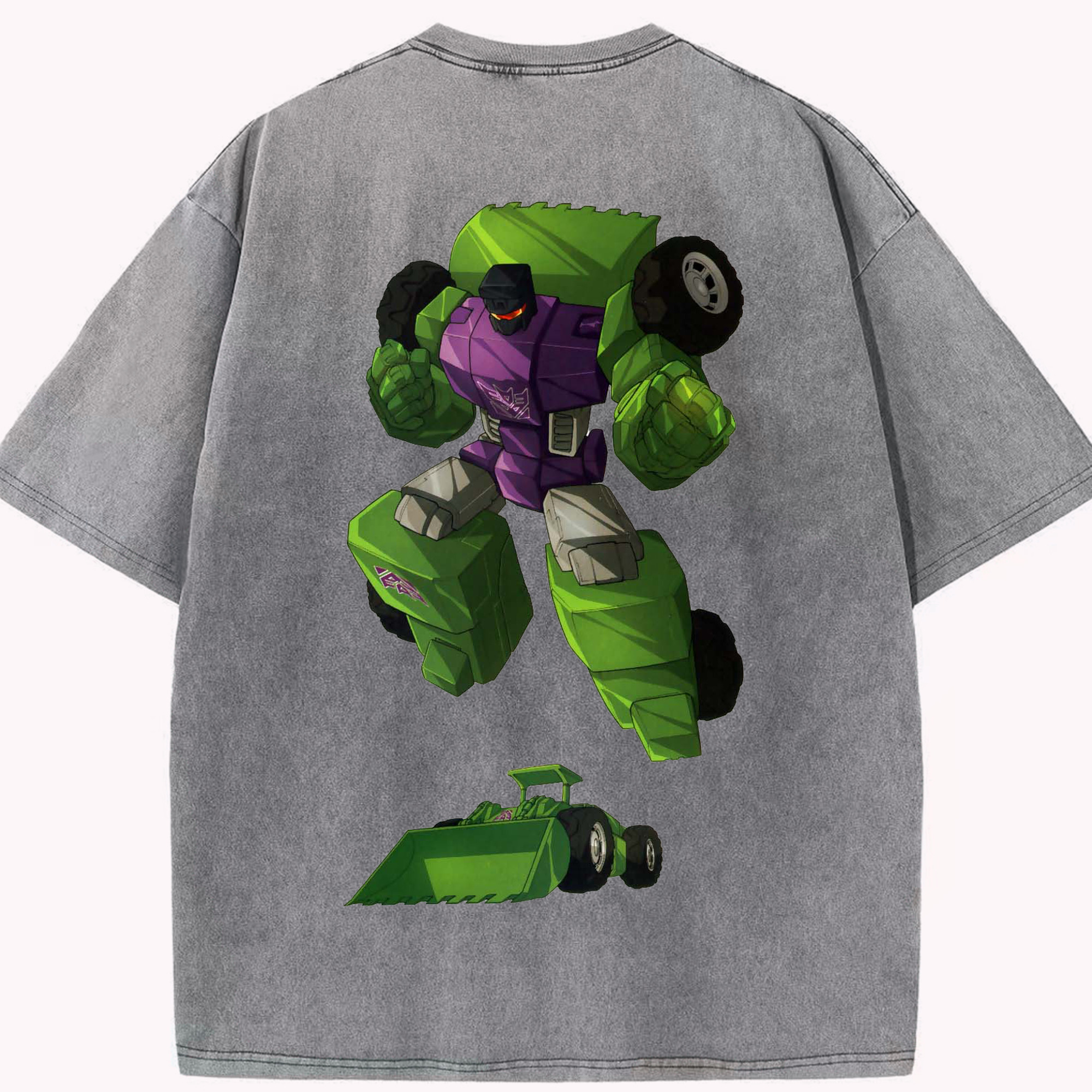 （画像用）  綿100% ヴィンテージ風 半袖Tシャツ（背面プリント）