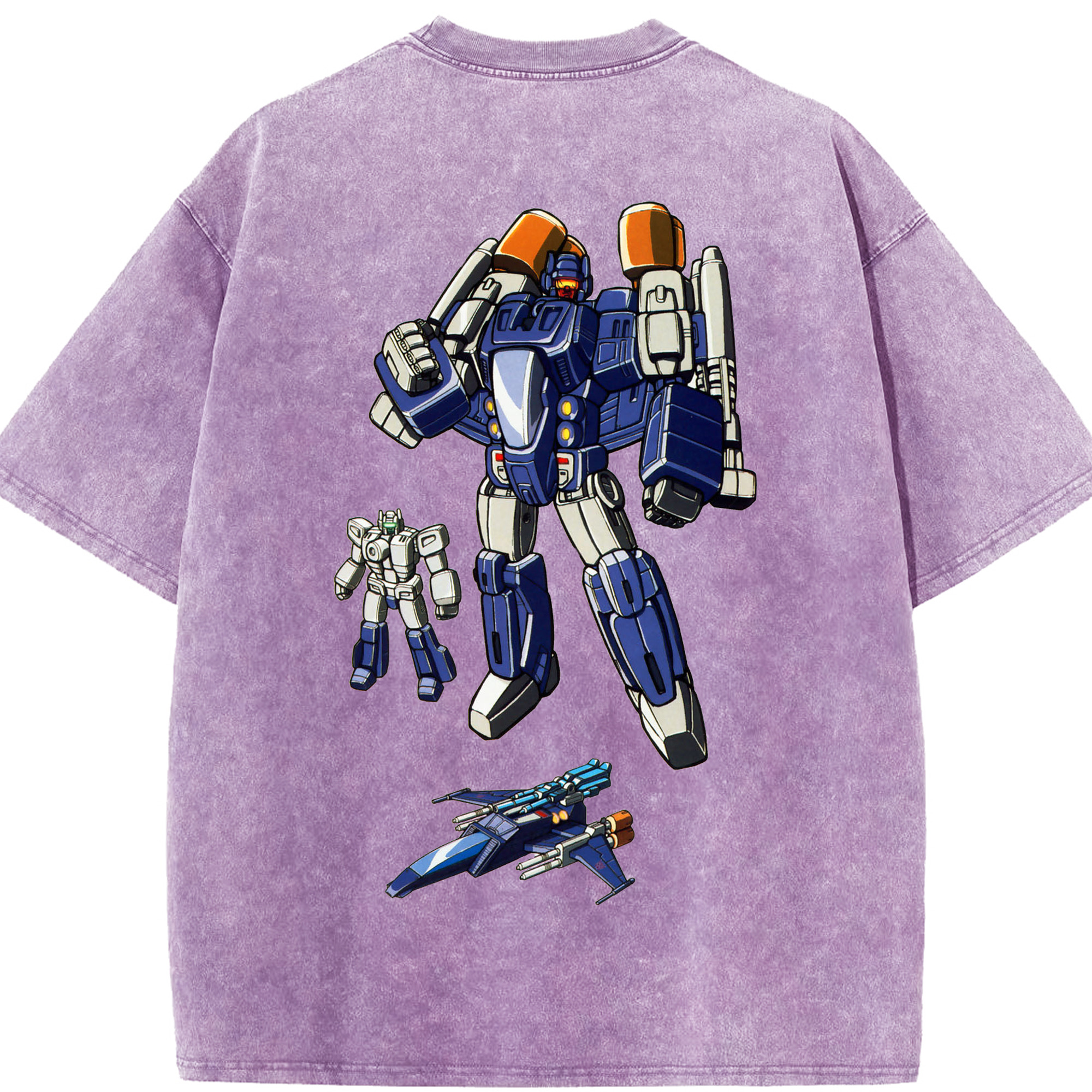 （画像用）  綿100% ヴィンテージ風 半袖Tシャツ（背面プリント）