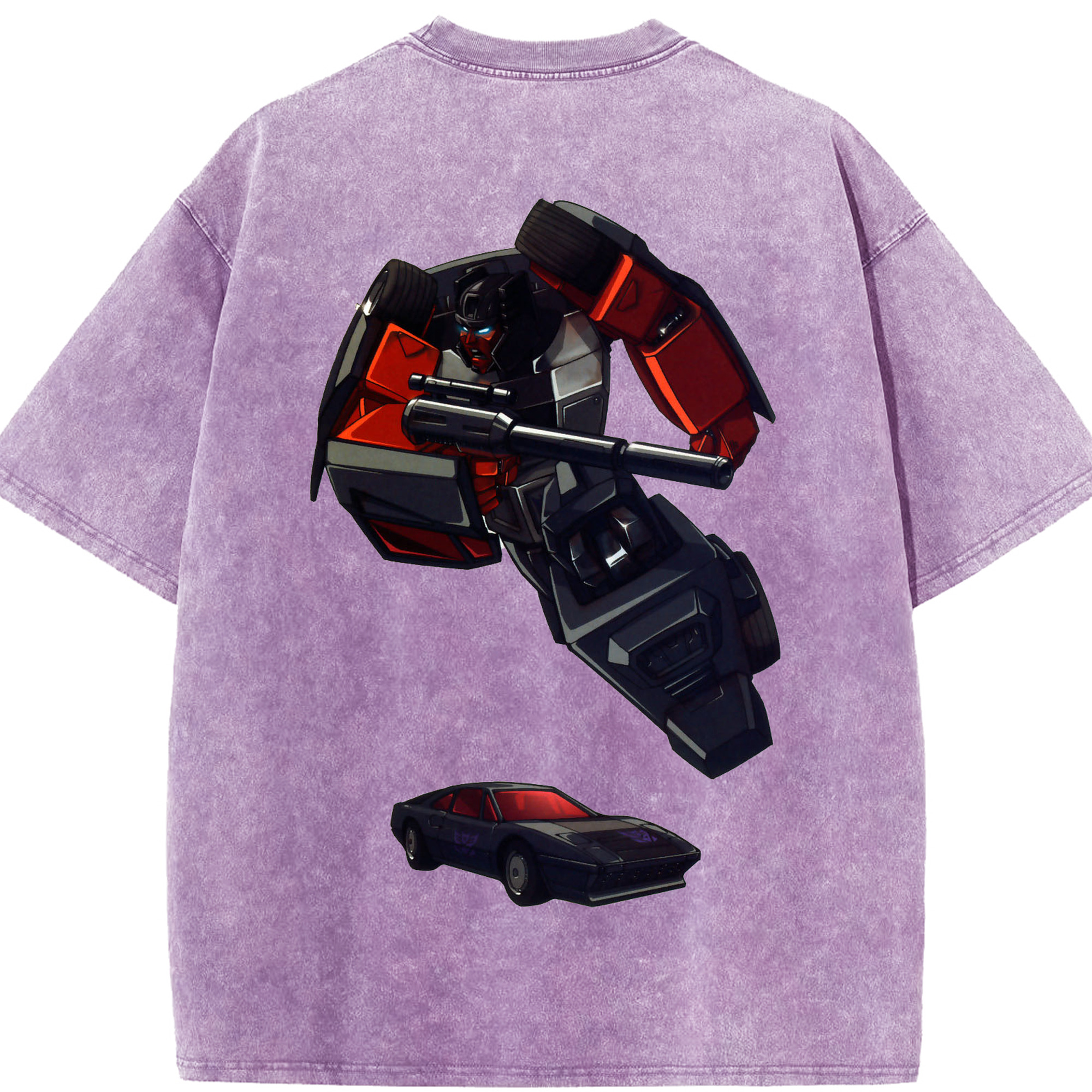 （画像用）  綿100% ヴィンテージ風 半袖Tシャツ（背面プリント）