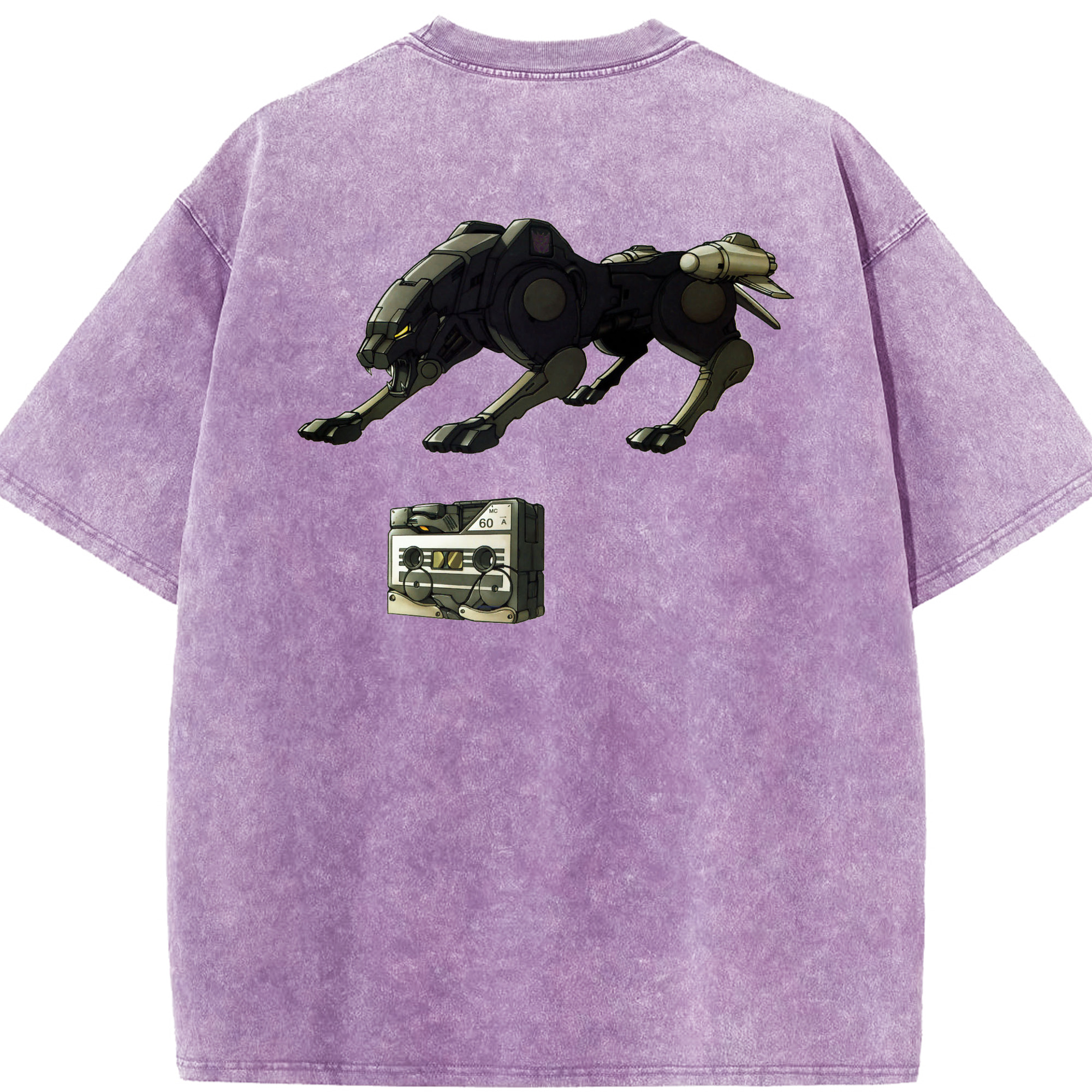 （画像用）  綿100% ヴィンテージ風 半袖Tシャツ（背面プリント）
