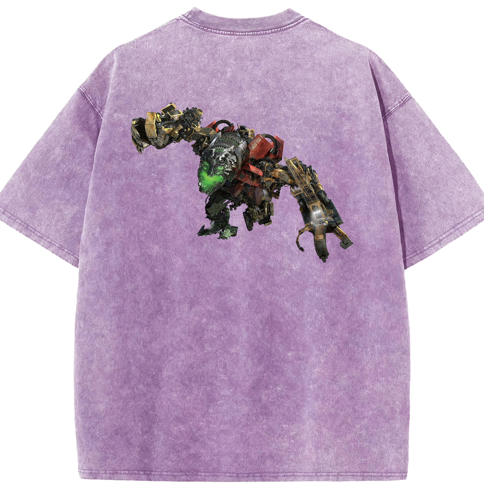 （画像用）  綿100% ヴィンテージ風 半袖Tシャツ（背面プリント）