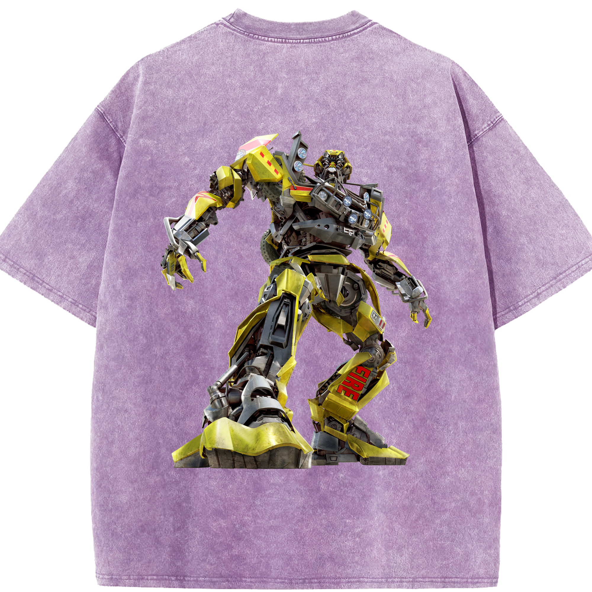 （画像用）  綿100% ヴィンテージ風 半袖Tシャツ（背面プリント）