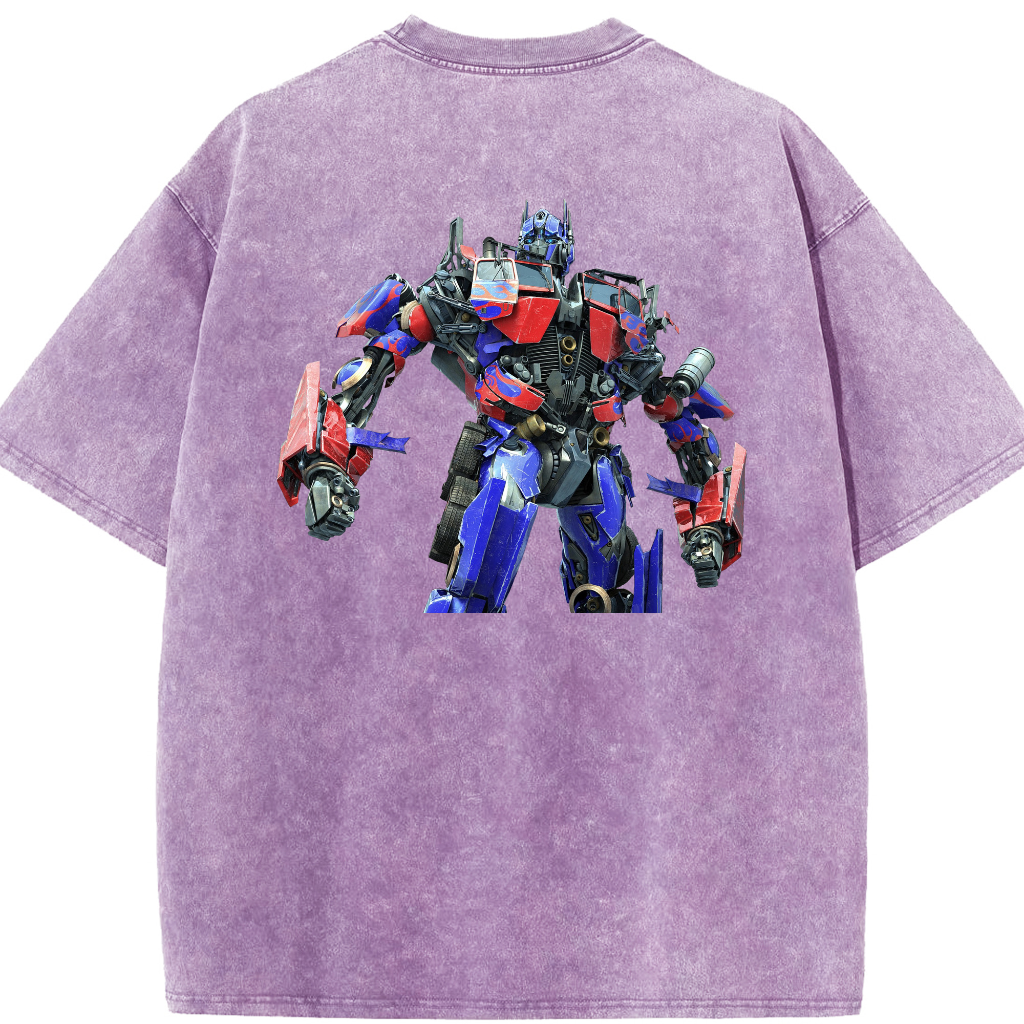 （画像用）  綿100% ヴィンテージ風 半袖Tシャツ（背面プリント）