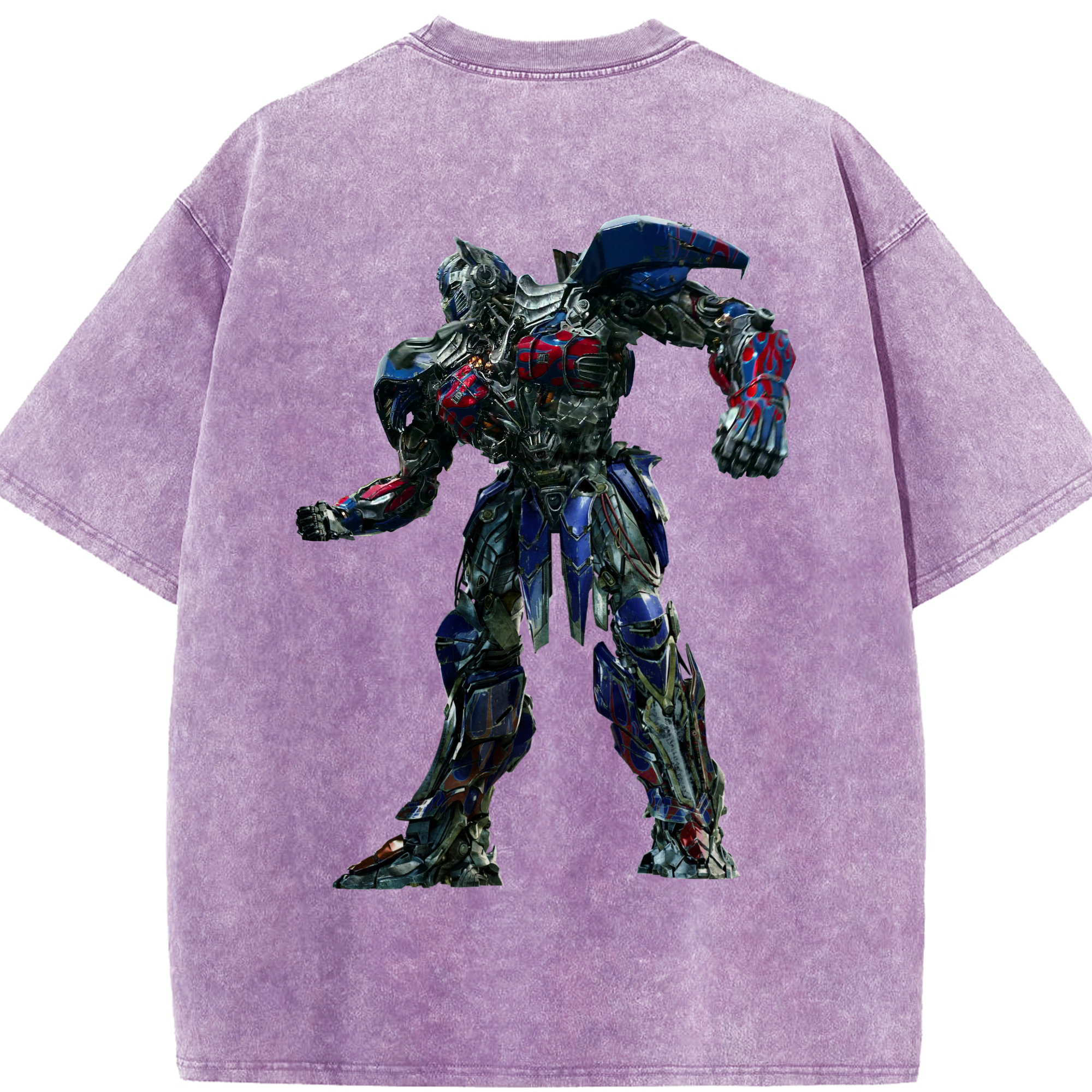 （画像用）  綿100% ヴィンテージ風 半袖Tシャツ（背面プリント）