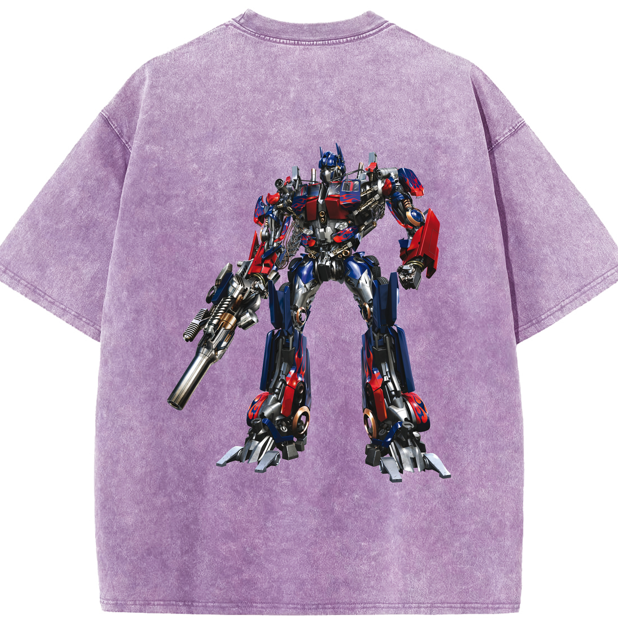 （画像用）  綿100% ヴィンテージ風 半袖Tシャツ（背面プリント）
