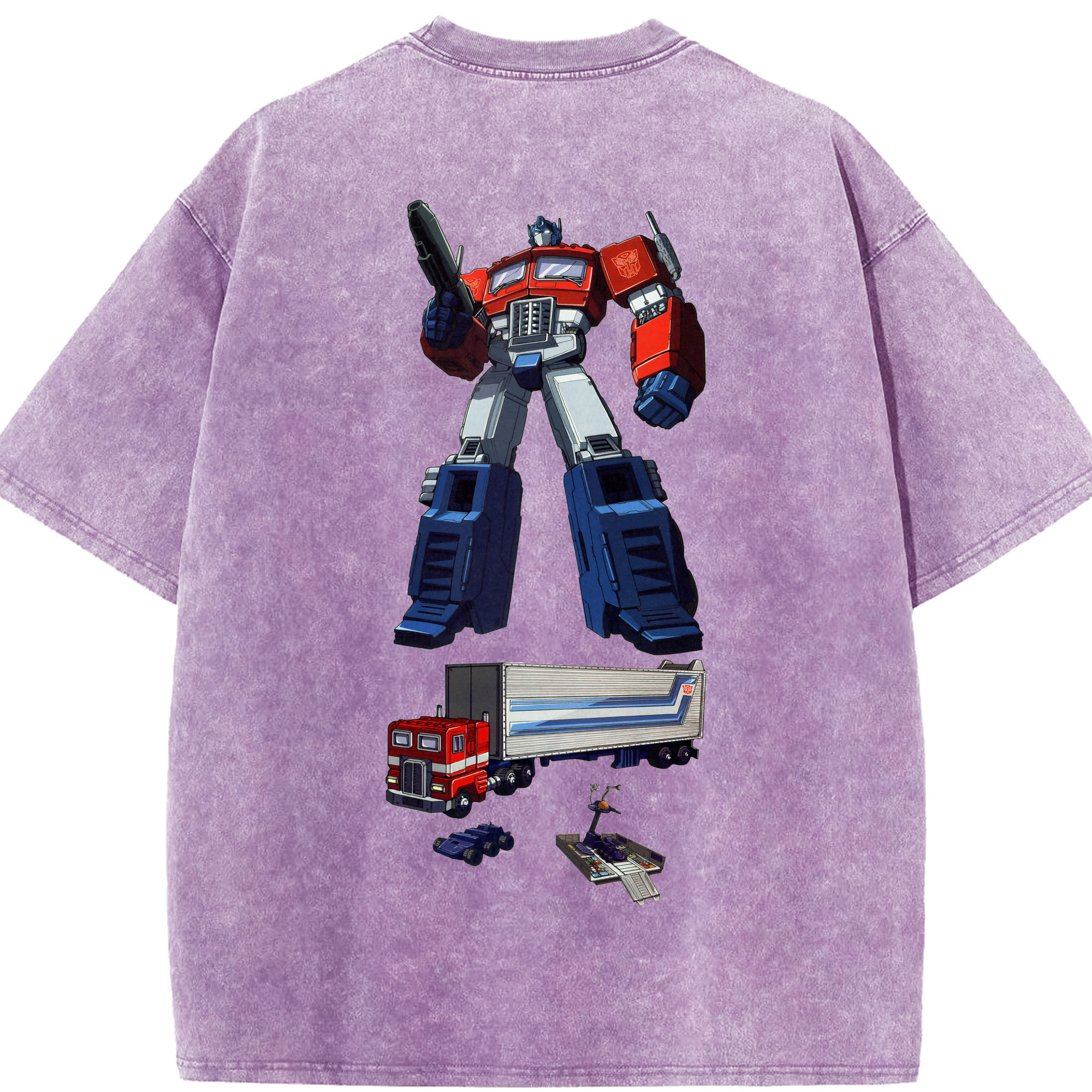 （画像用）  綿100% ヴィンテージ風 半袖Tシャツ（背面プリント）