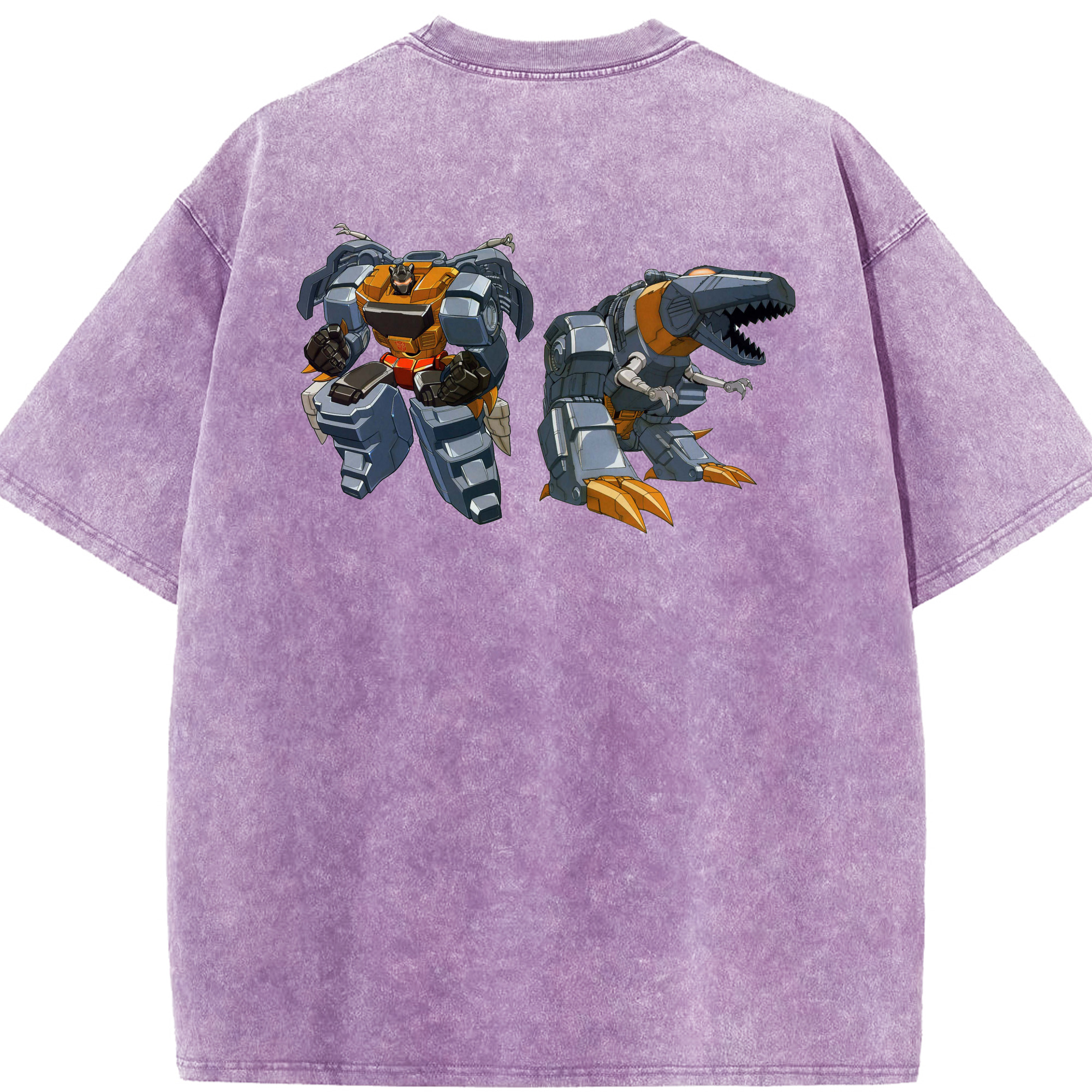 （画像用）  綿100% ヴィンテージ風 半袖Tシャツ（背面プリント）