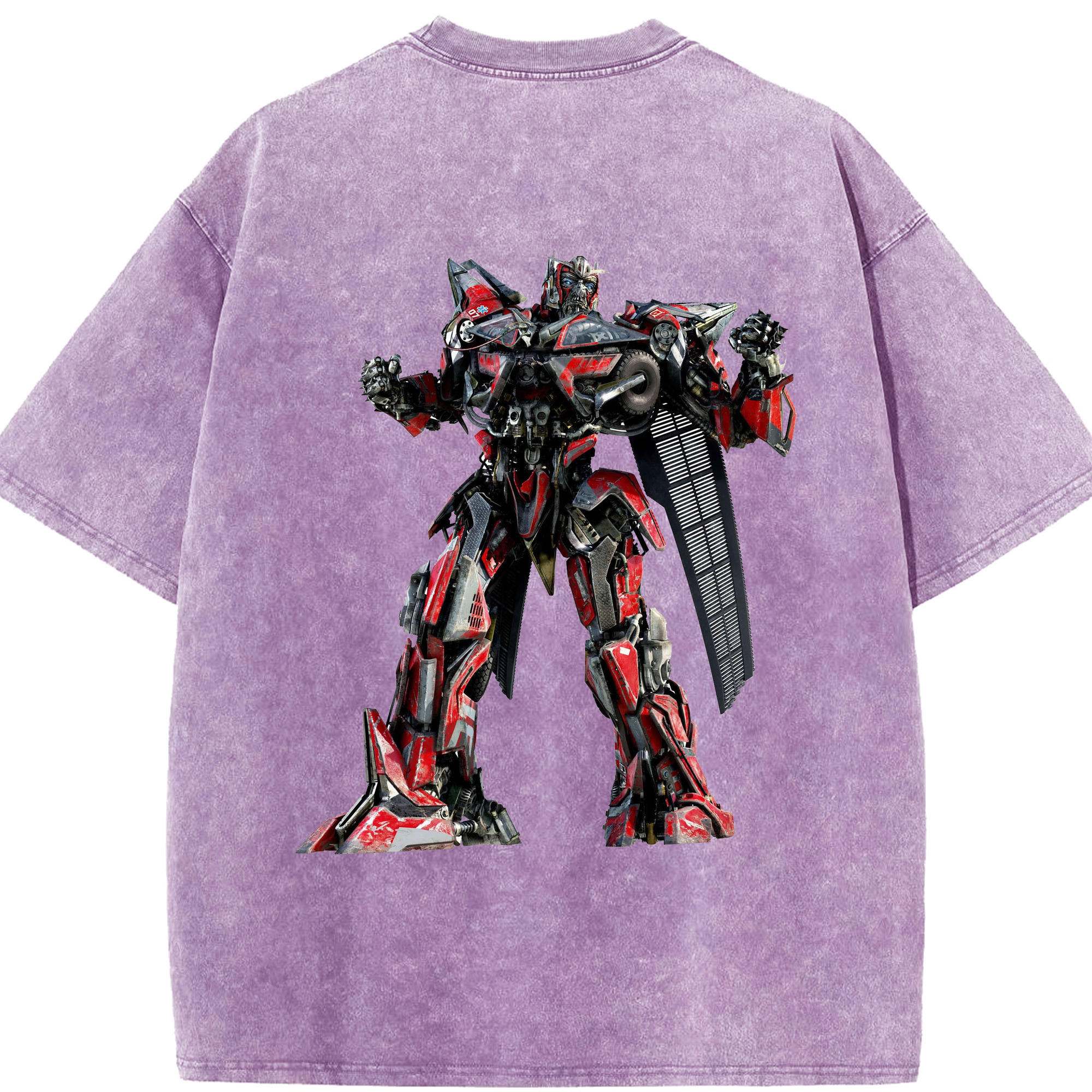 （画像用）  綿100% ヴィンテージ風 半袖Tシャツ（背面プリント）