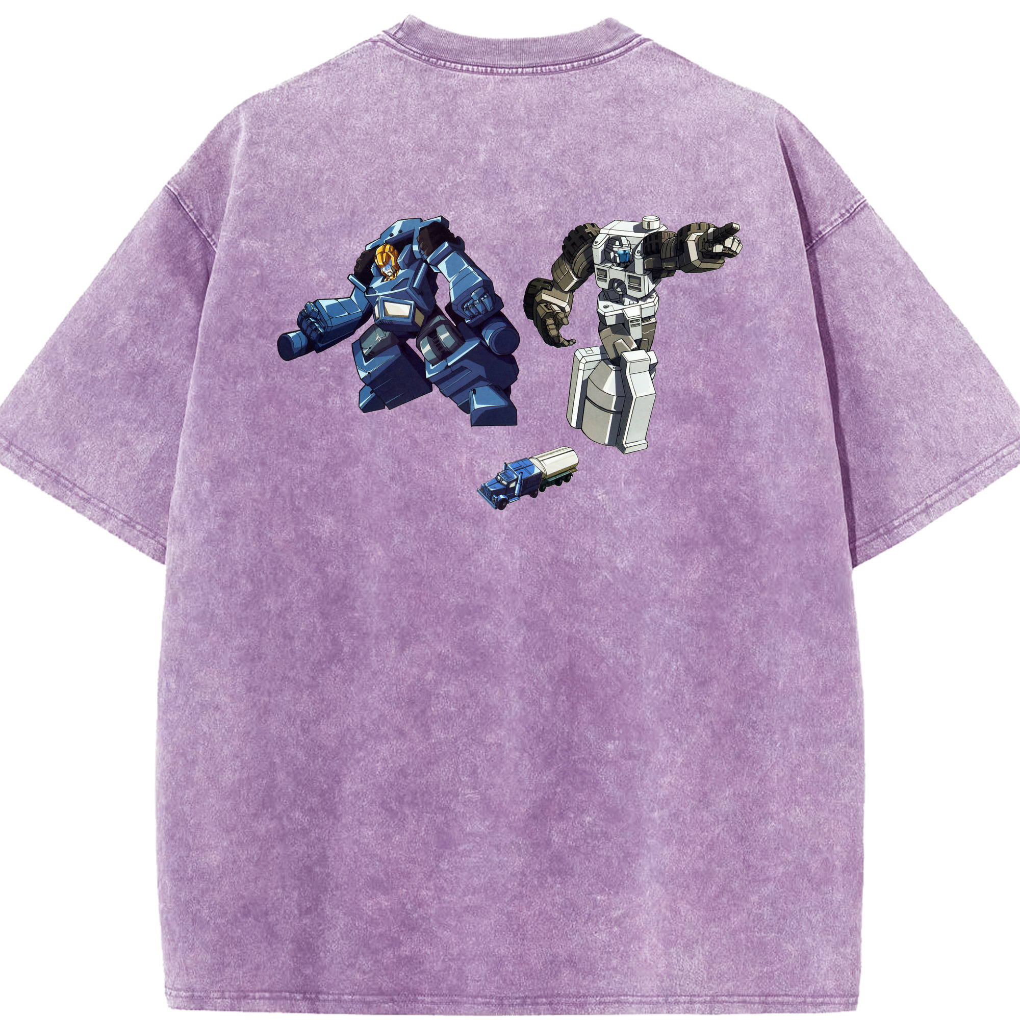 （画像用）  綿100% ヴィンテージ風 半袖Tシャツ（背面プリント）