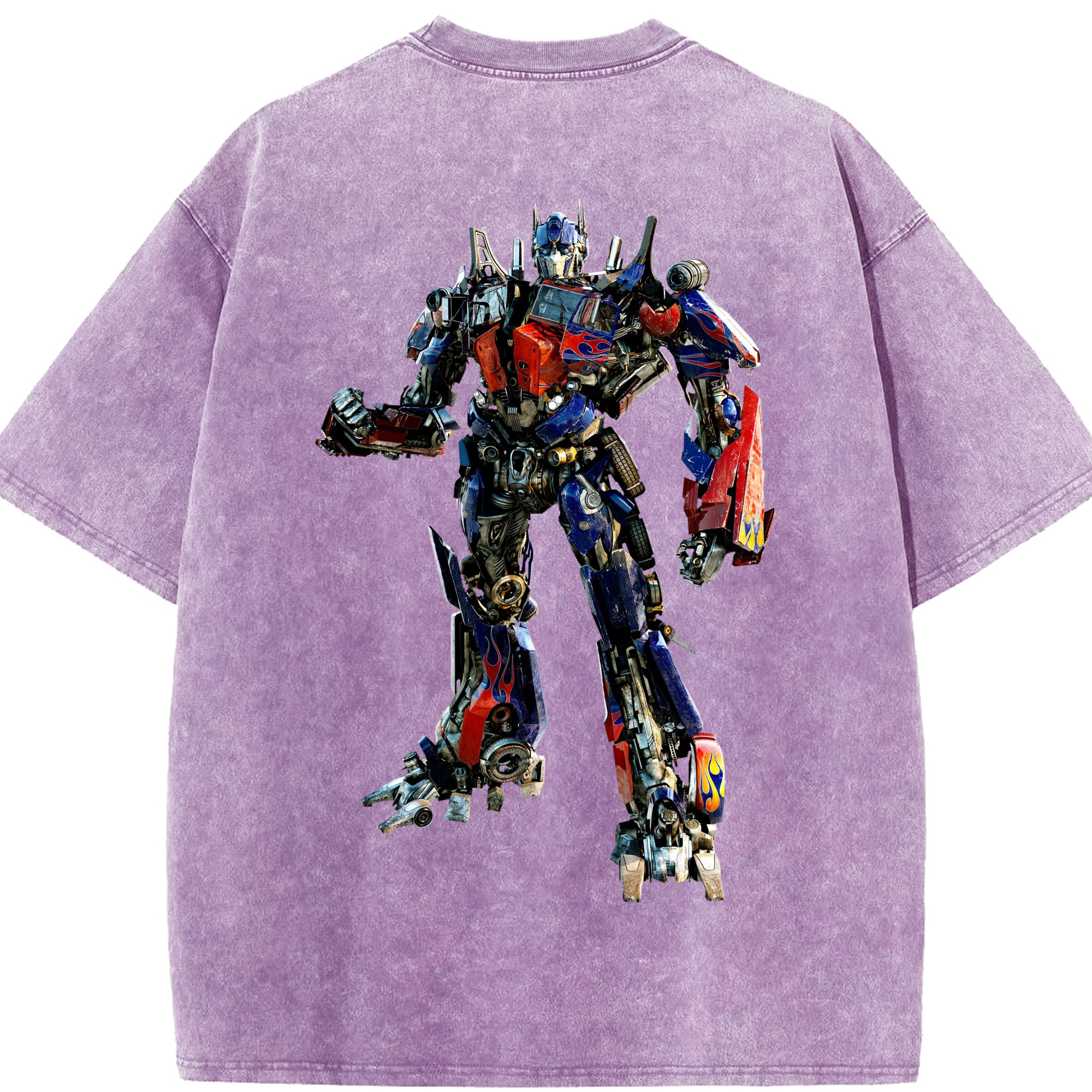 （画像用）  綿100% ヴィンテージ風 半袖Tシャツ（背面プリント）