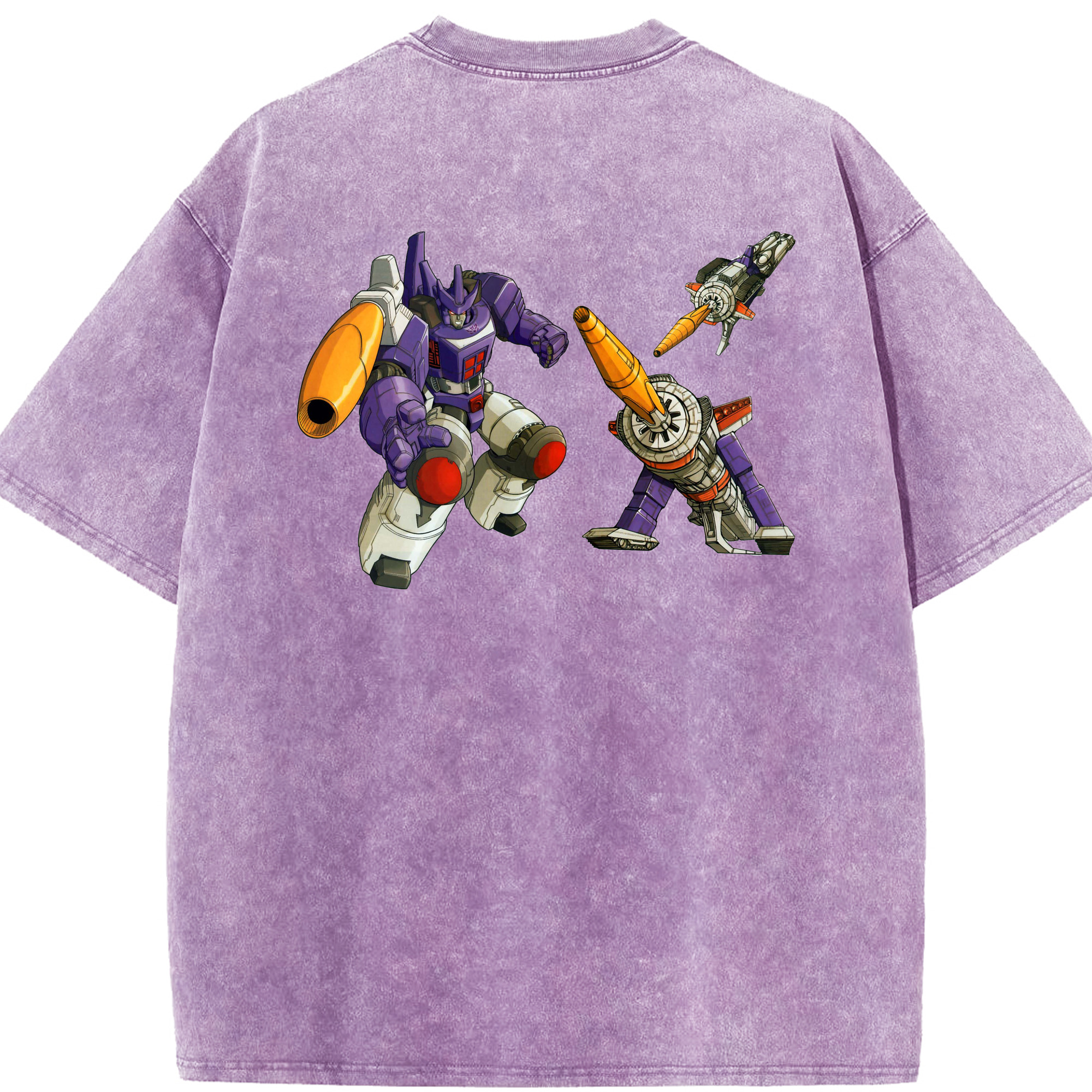 （画像用）  綿100% ヴィンテージ風 半袖Tシャツ（背面プリント）