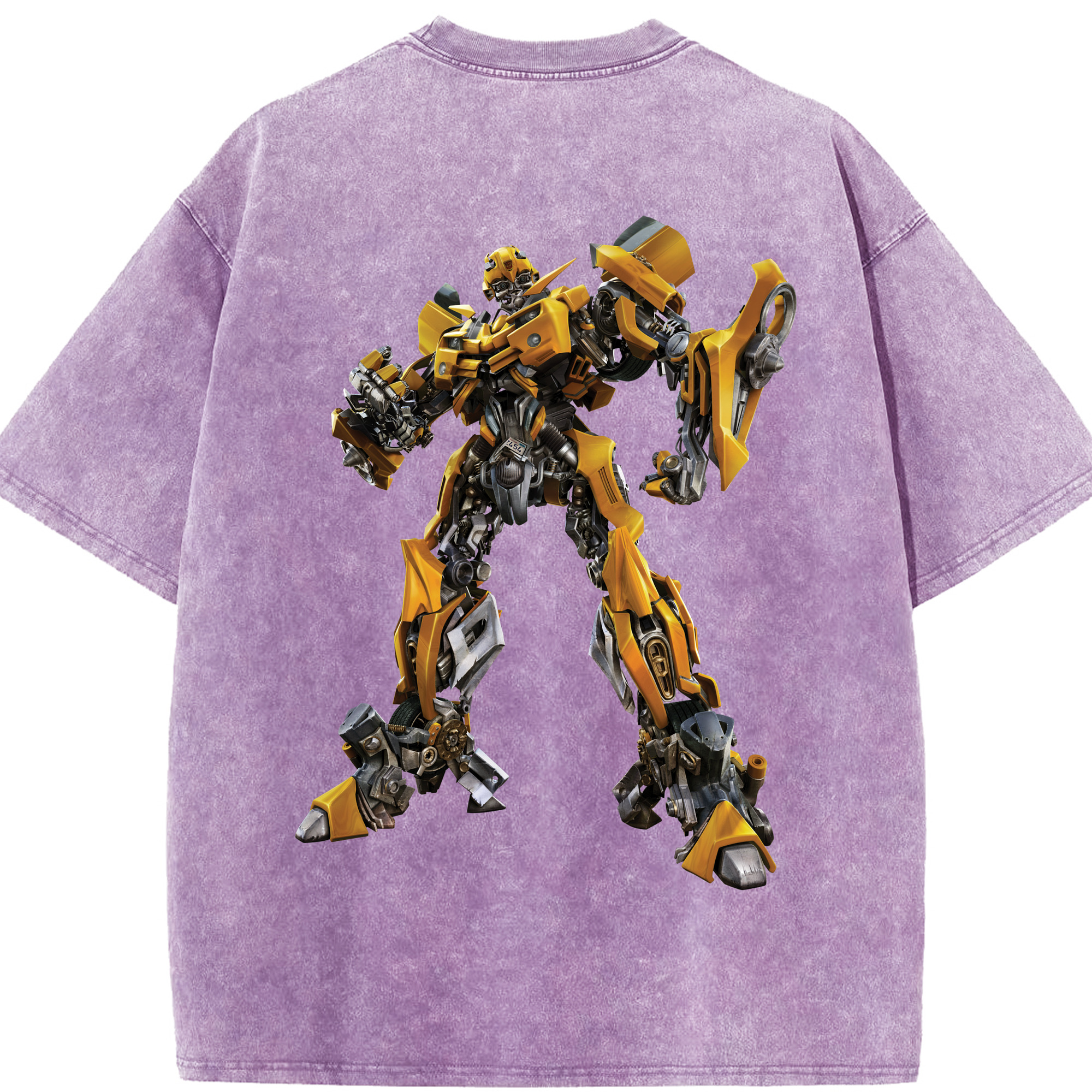 （画像用）  綿100% ヴィンテージ風 半袖Tシャツ（背面プリント）