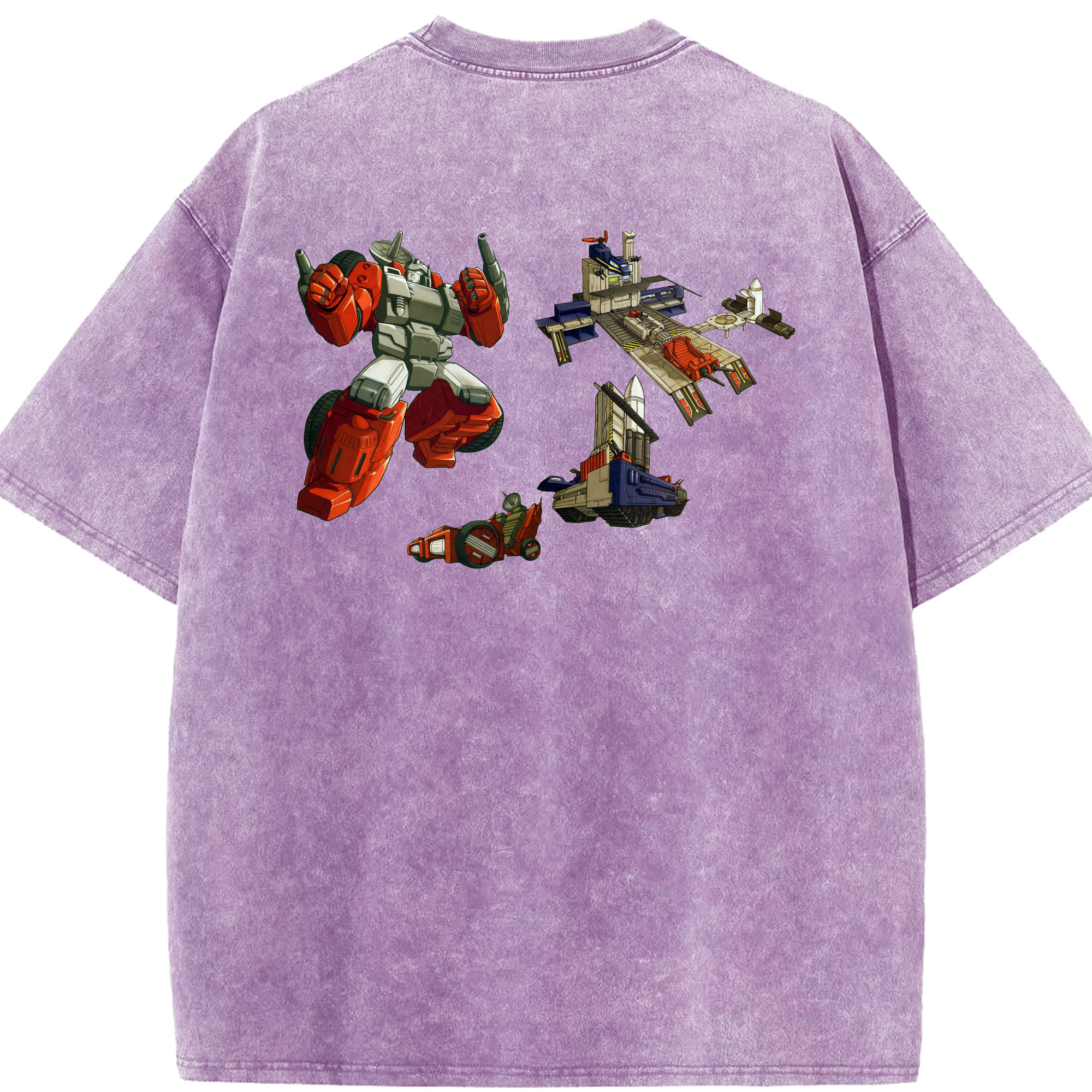 （画像用）  綿100% ヴィンテージ風 半袖Tシャツ（背面プリント）