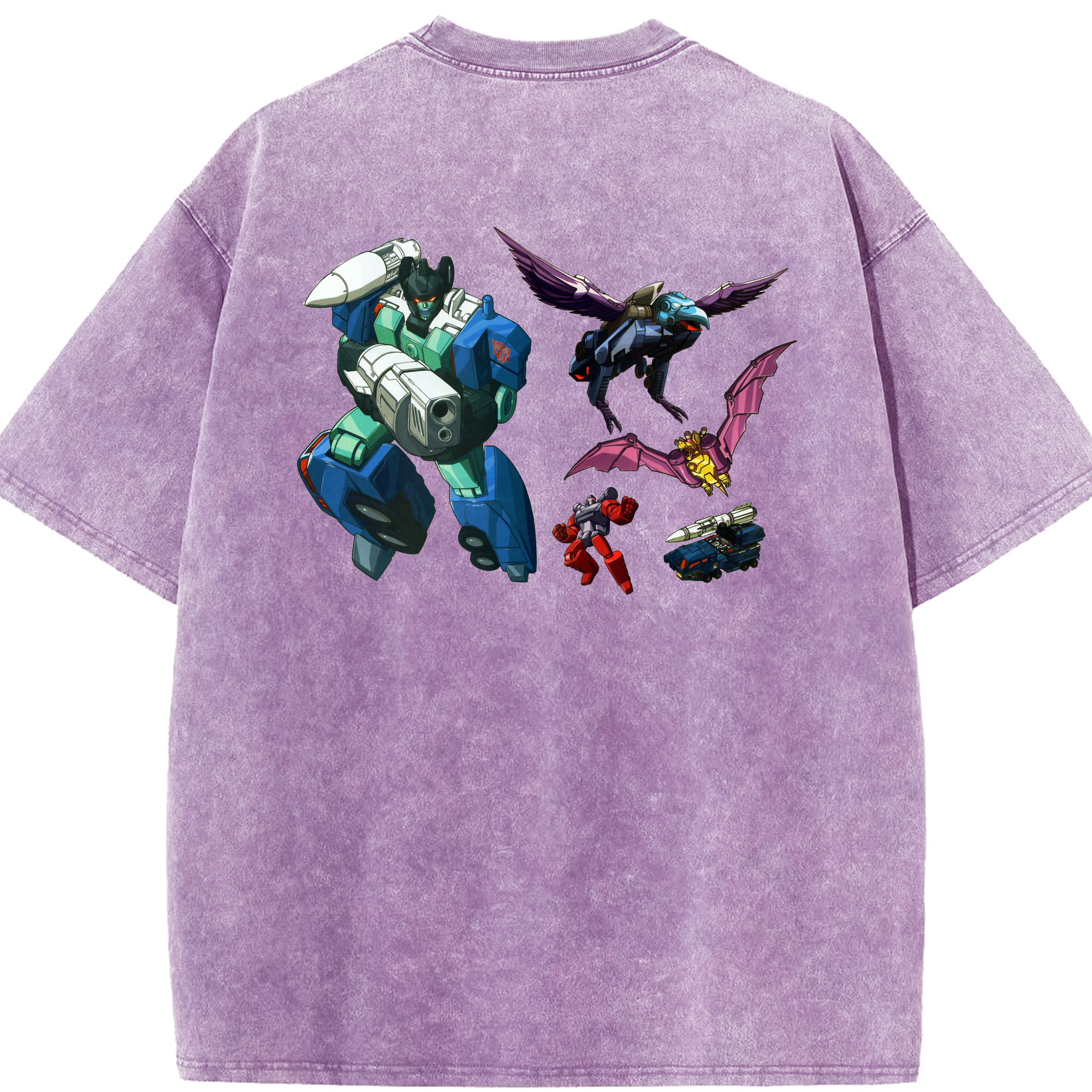 （画像用）  綿100% ヴィンテージ風 半袖Tシャツ（背面プリント）