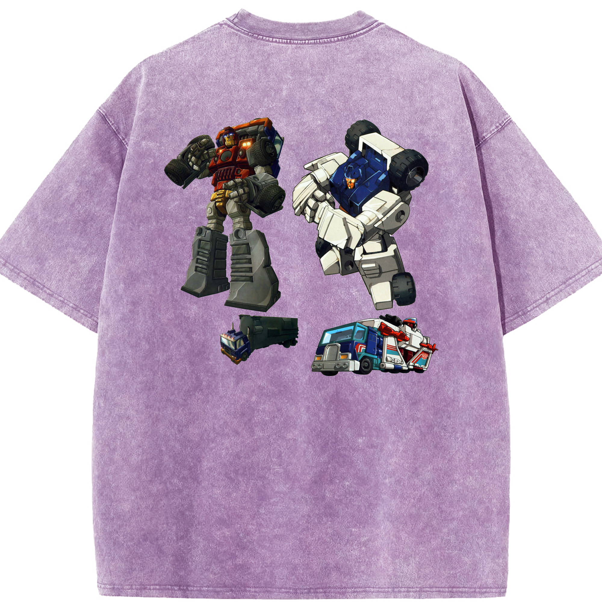 （画像用）  綿100% ヴィンテージ風 半袖Tシャツ（背面プリント）