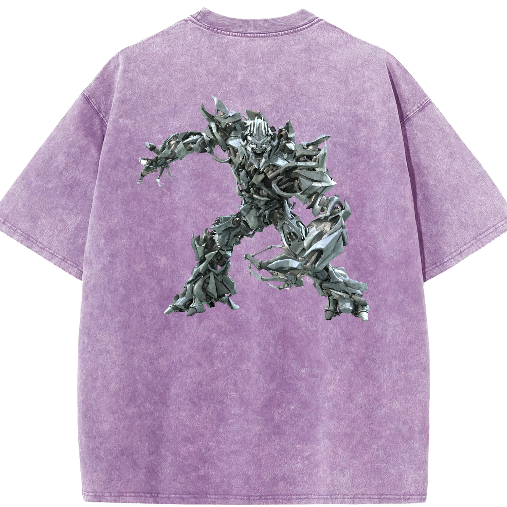 （画像用）  綿100% ヴィンテージ風 半袖Tシャツ（背面プリント）