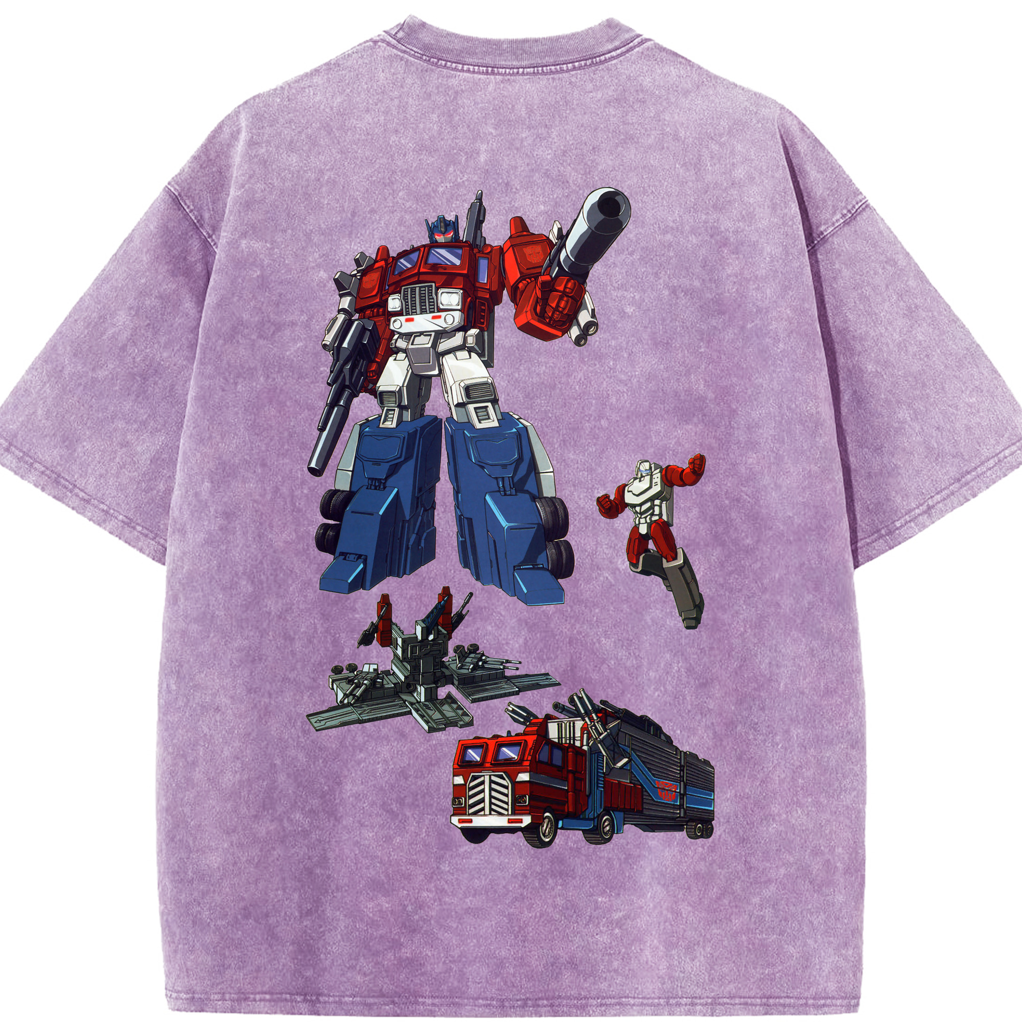 （画像用）  綿100% ヴィンテージ風 半袖Tシャツ（背面プリント）